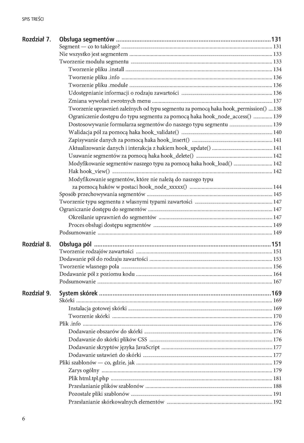 Fragment „Drupal 7. Zaawansowane programowanie” — strona 6 z 39