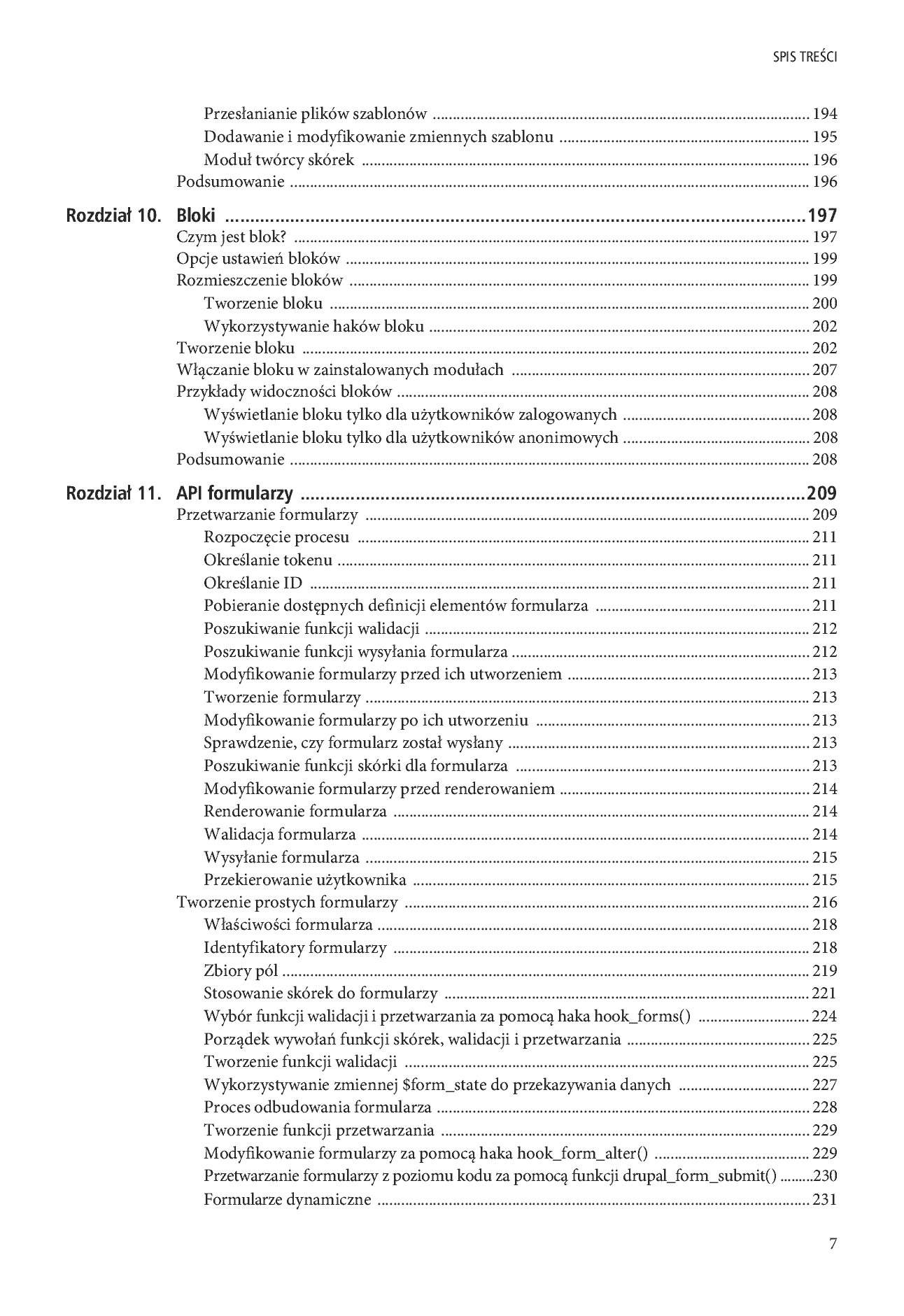 Fragment „Drupal 7. Zaawansowane programowanie” — strona 7 z 39