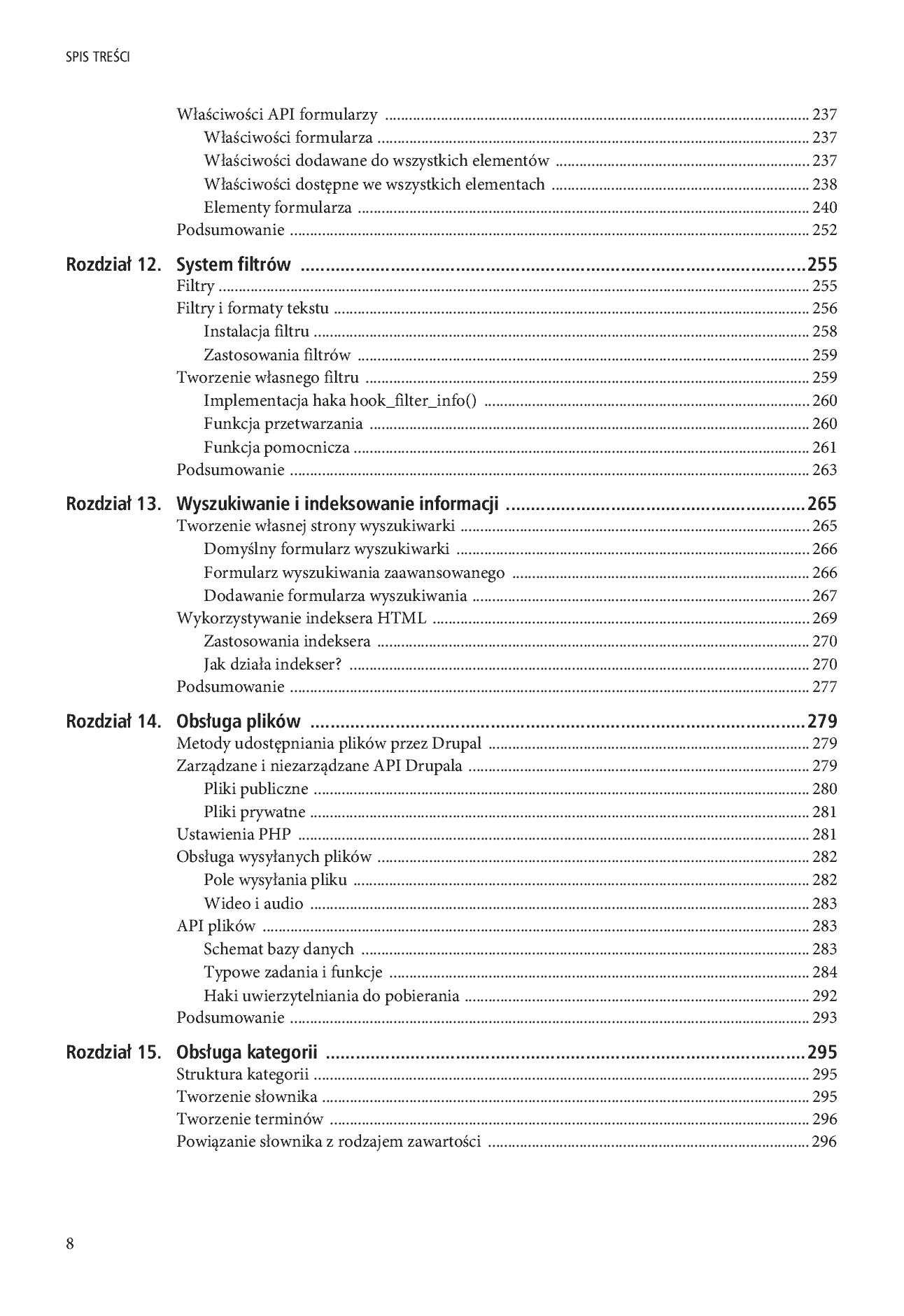 Fragment „Drupal 7. Zaawansowane programowanie” — strona 8 z 39