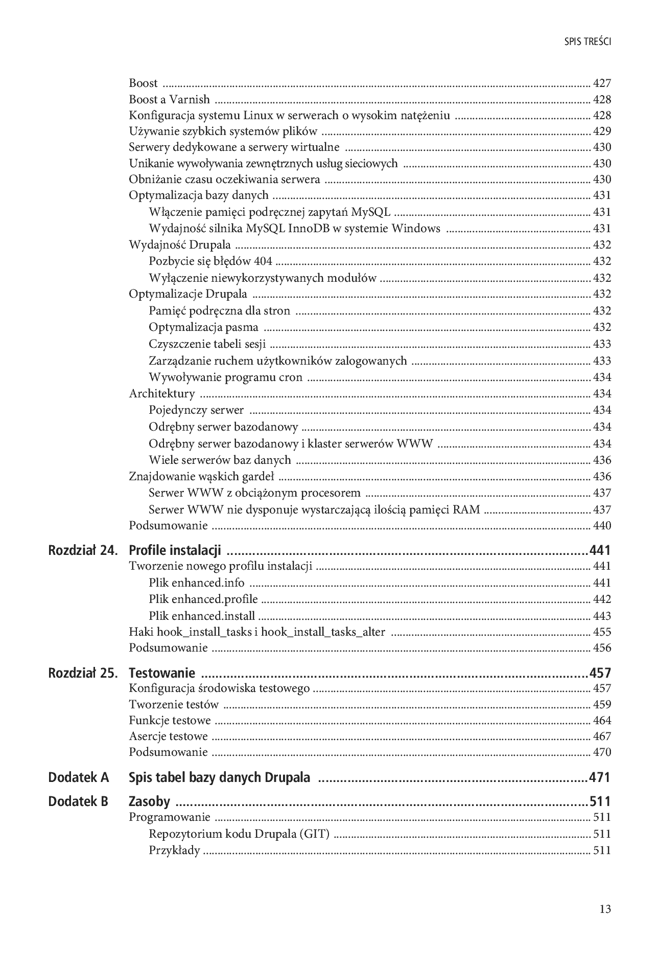 Fragment „Drupal 7. Zaawansowane programowanie” — strona 13 z 39