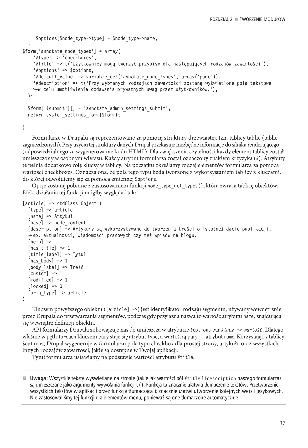 Fragment „Drupal 7. Zaawansowane programowanie” — strona 19 z 39
