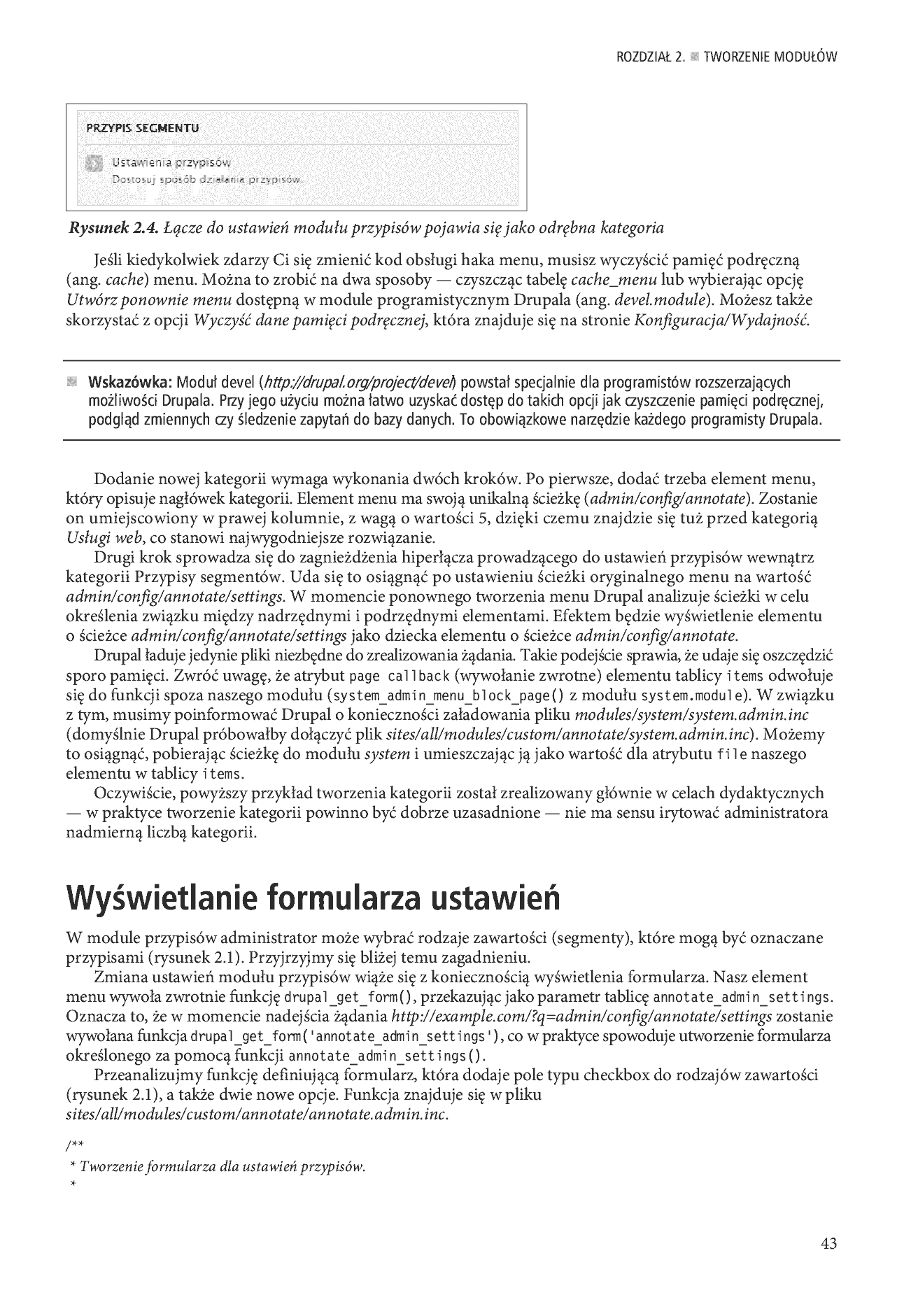 Fragment „Drupal 7. Zaawansowane programowanie” — strona 25 z 39