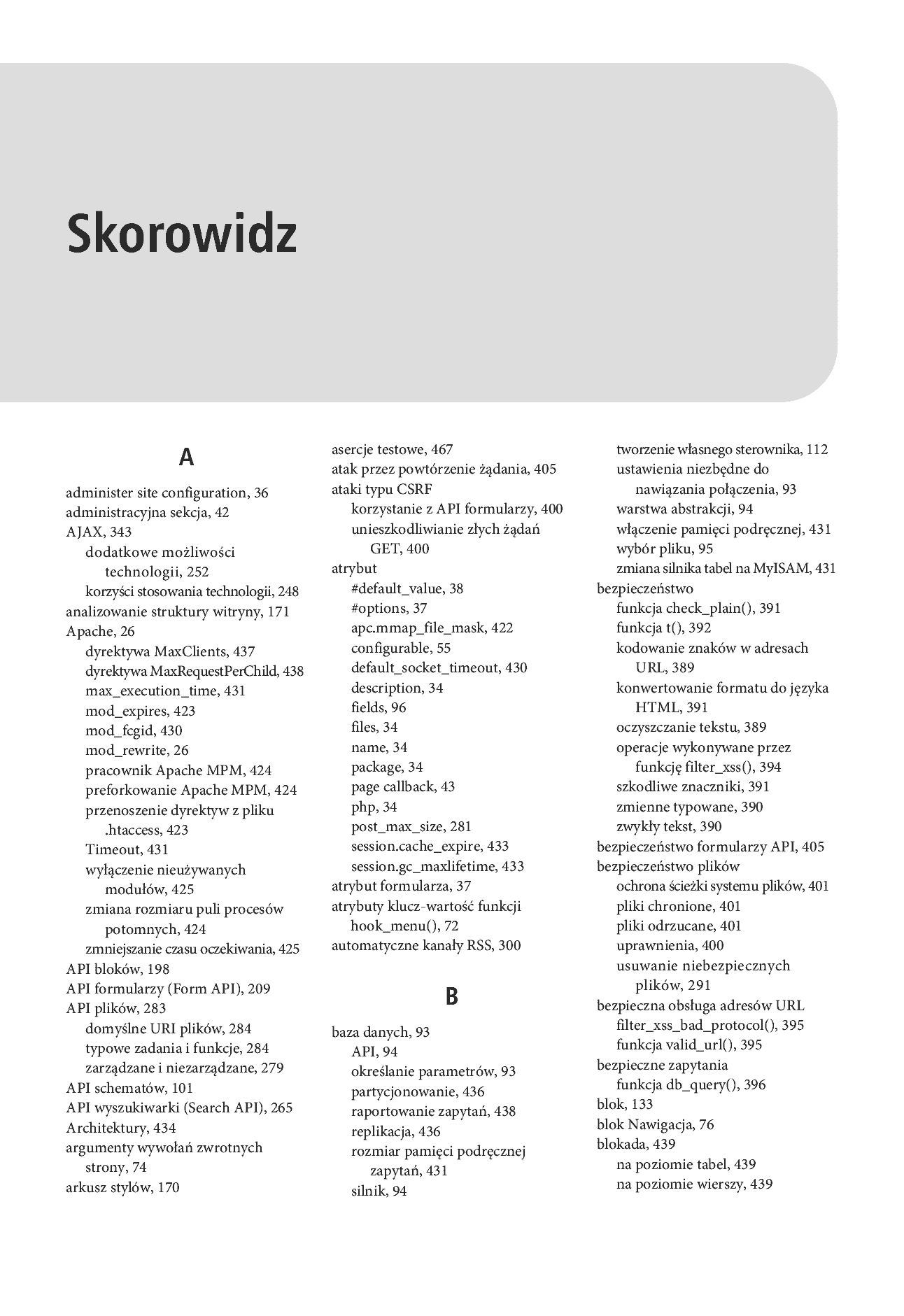 Fragment „Drupal 7. Zaawansowane programowanie” — strona 30 z 39