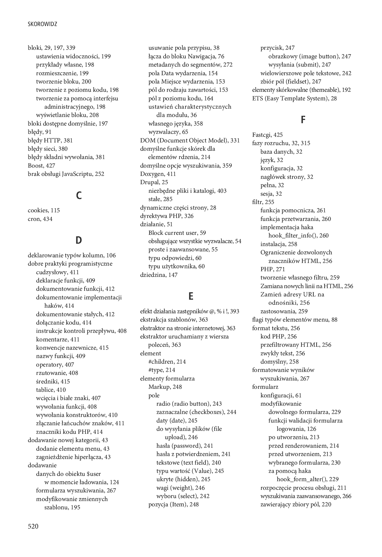 Fragment „Drupal 7. Zaawansowane programowanie” — strona 31 z 39
