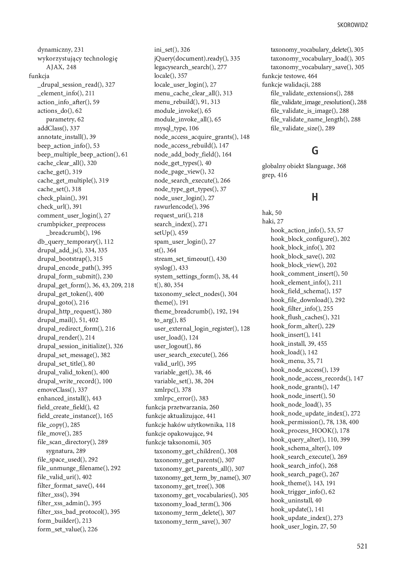 Fragment „Drupal 7. Zaawansowane programowanie” — strona 32 z 39
