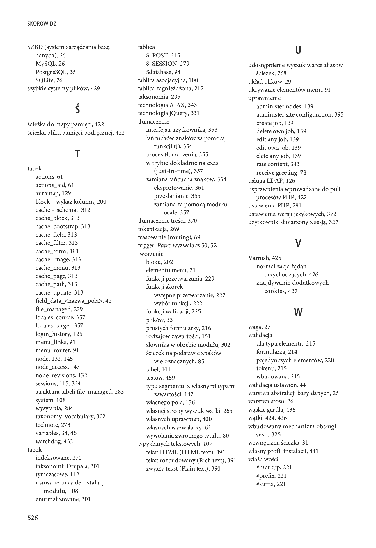 Fragment „Drupal 7. Zaawansowane programowanie” — strona 37 z 39