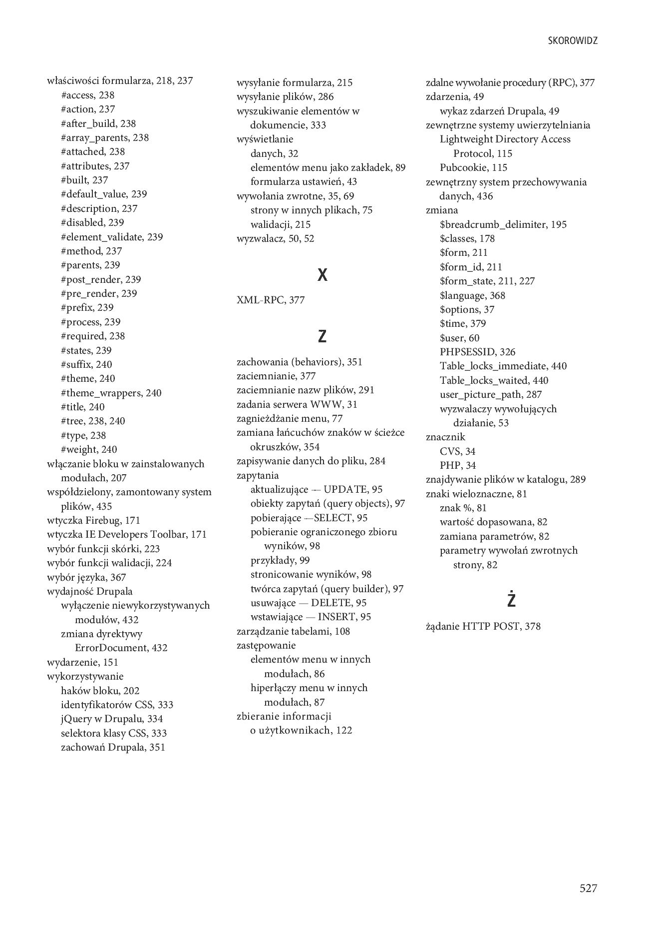 Fragment „Drupal 7. Zaawansowane programowanie” — strona 38 z 39
