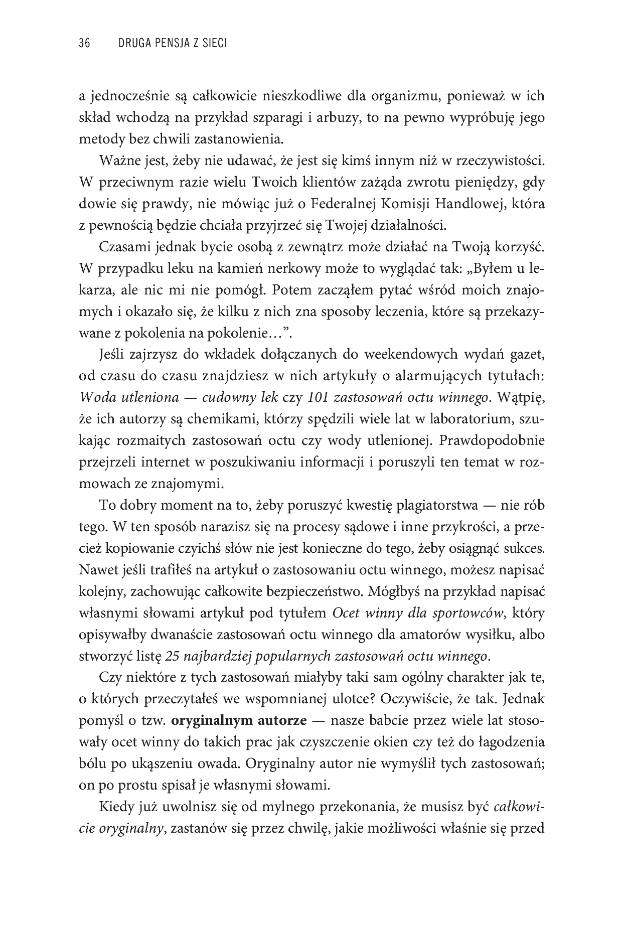 Fragment „Druga pensja z sieci. Jak rozpocząć i rozwinąć działalność w internecie, nie rezygnując z aktualnej pracy” — strona 15 z 30