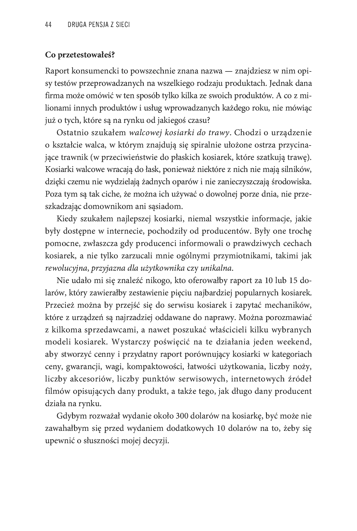 Fragment „Druga pensja z sieci. Jak rozpocząć i rozwinąć działalność w internecie, nie rezygnując z aktualnej pracy” — strona 23 z 30