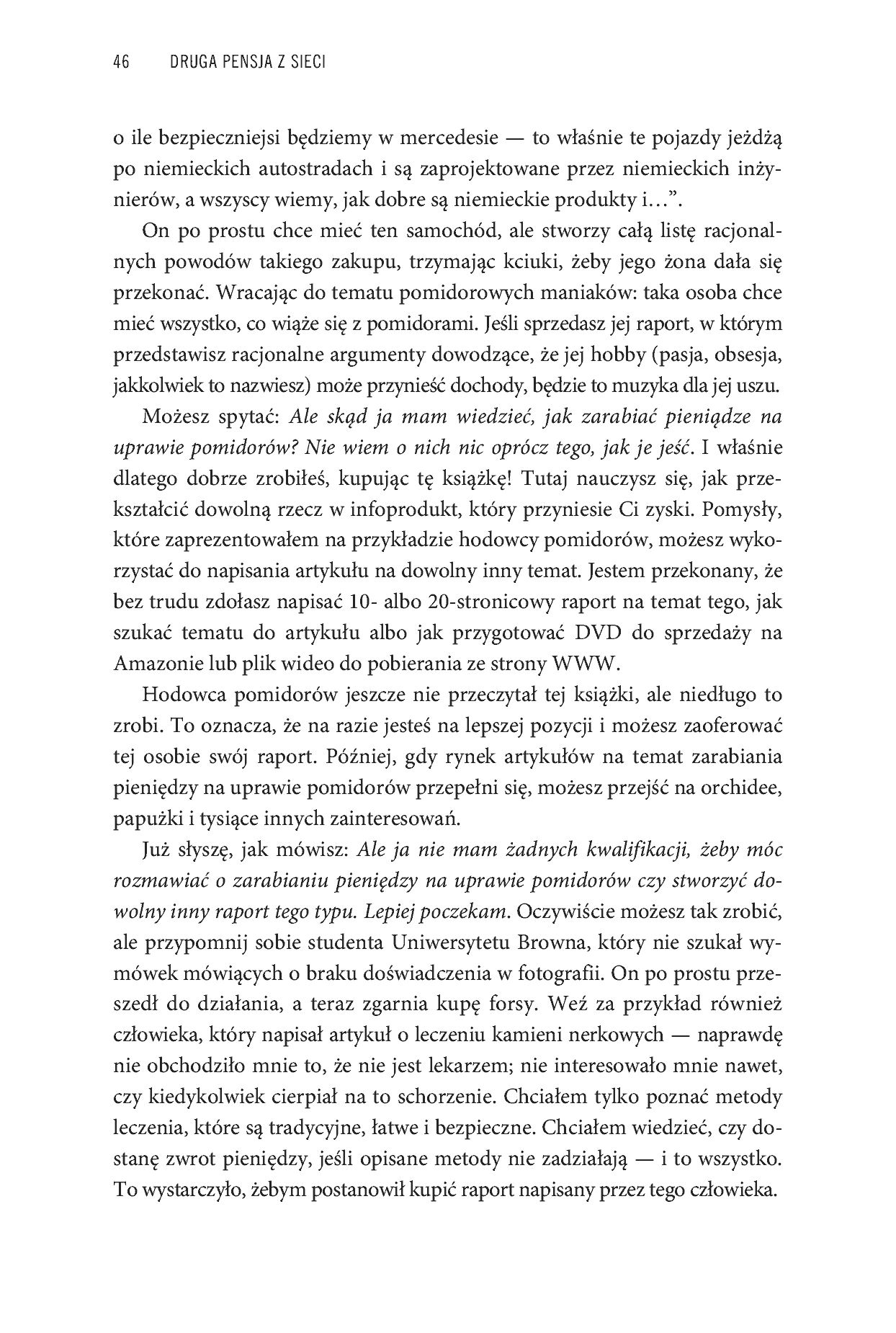 Fragment „Druga pensja z sieci. Jak rozpocząć i rozwinąć działalność w internecie, nie rezygnując z aktualnej pracy” — strona 25 z 30