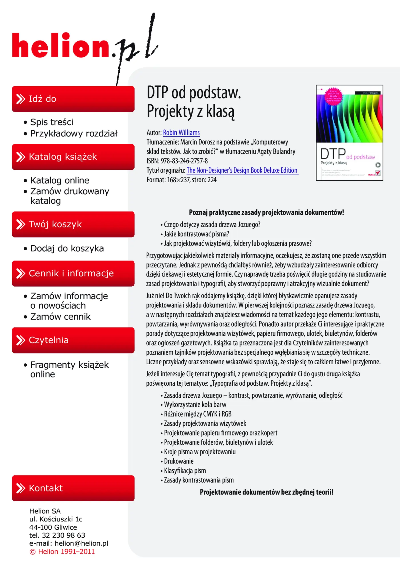 Fragment „DTP od podstaw. Projekty z klasą” — strona 2 z 43