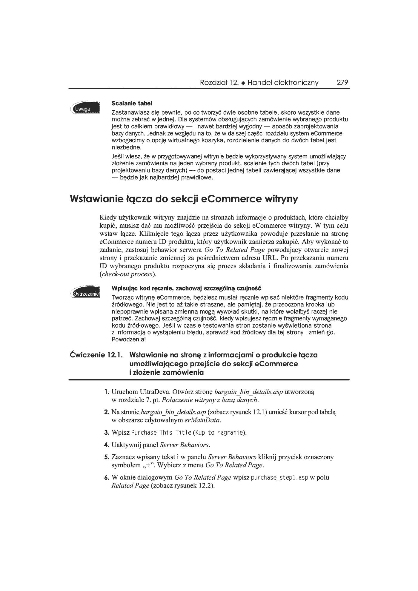 Fragment „Dreamweaver UltraDev 4. Księga eksperta” — strona 10 z 46