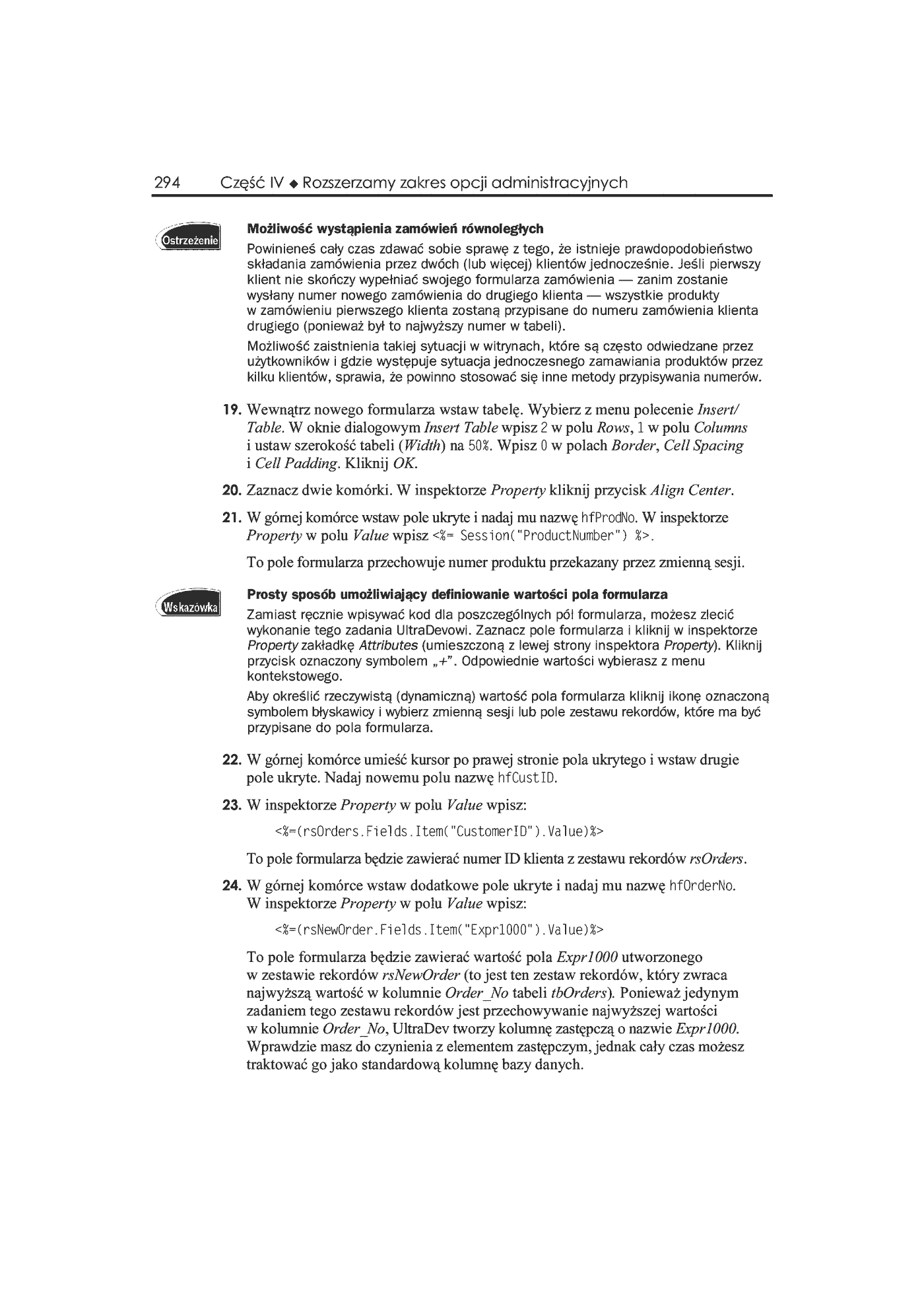 Fragment „Dreamweaver UltraDev 4. Księga eksperta” — strona 25 z 46