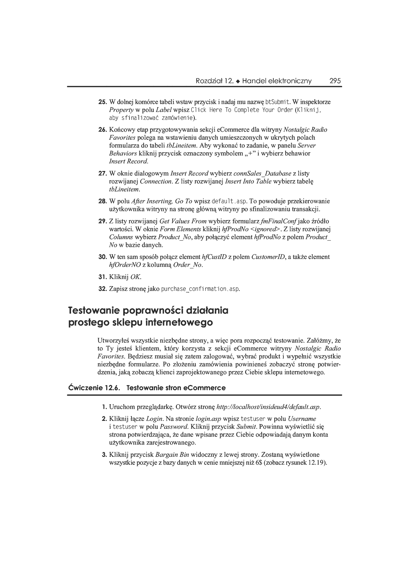 Fragment „Dreamweaver UltraDev 4. Księga eksperta” — strona 26 z 46
