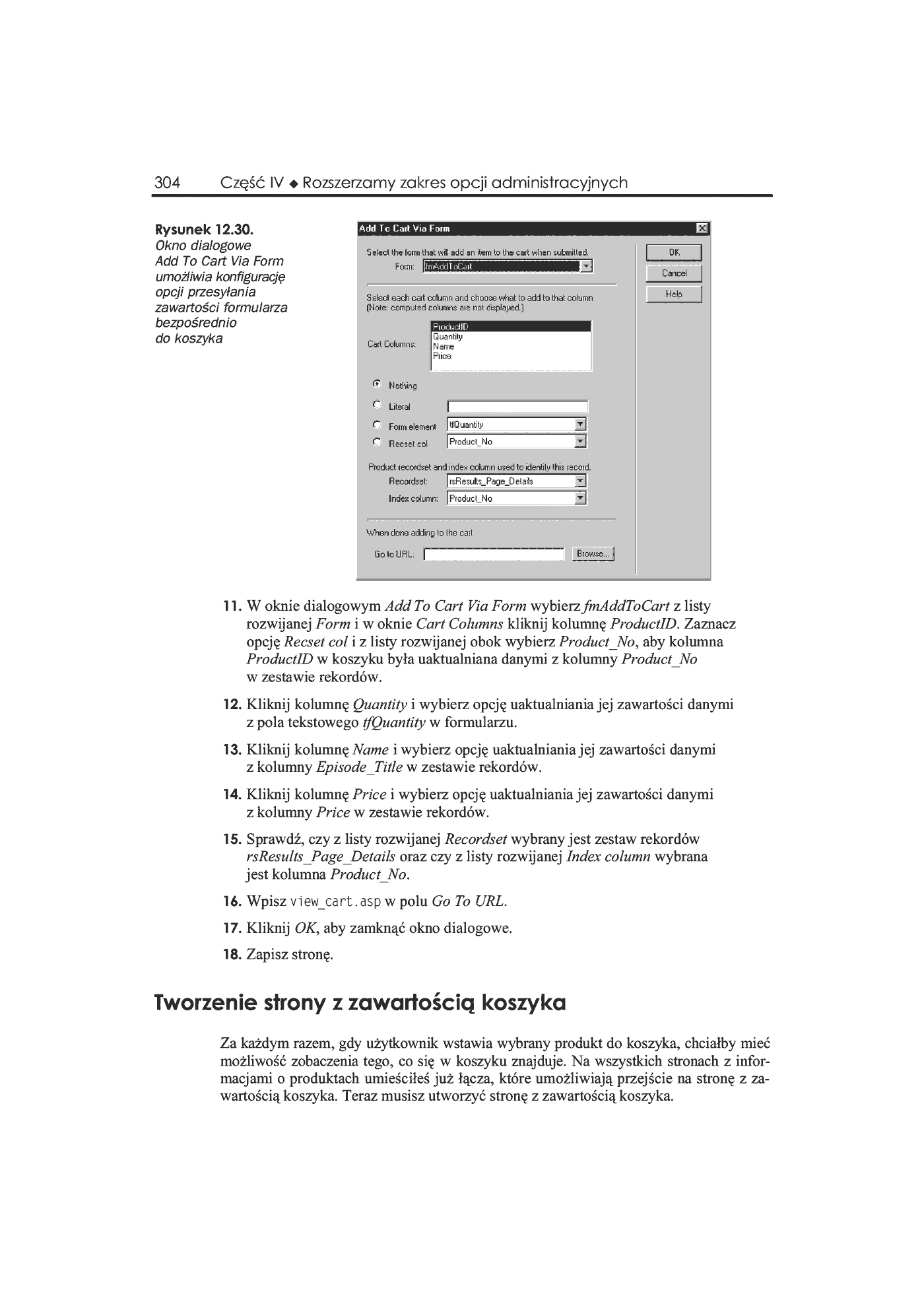 Fragment „Dreamweaver UltraDev 4. Księga eksperta” — strona 35 z 46