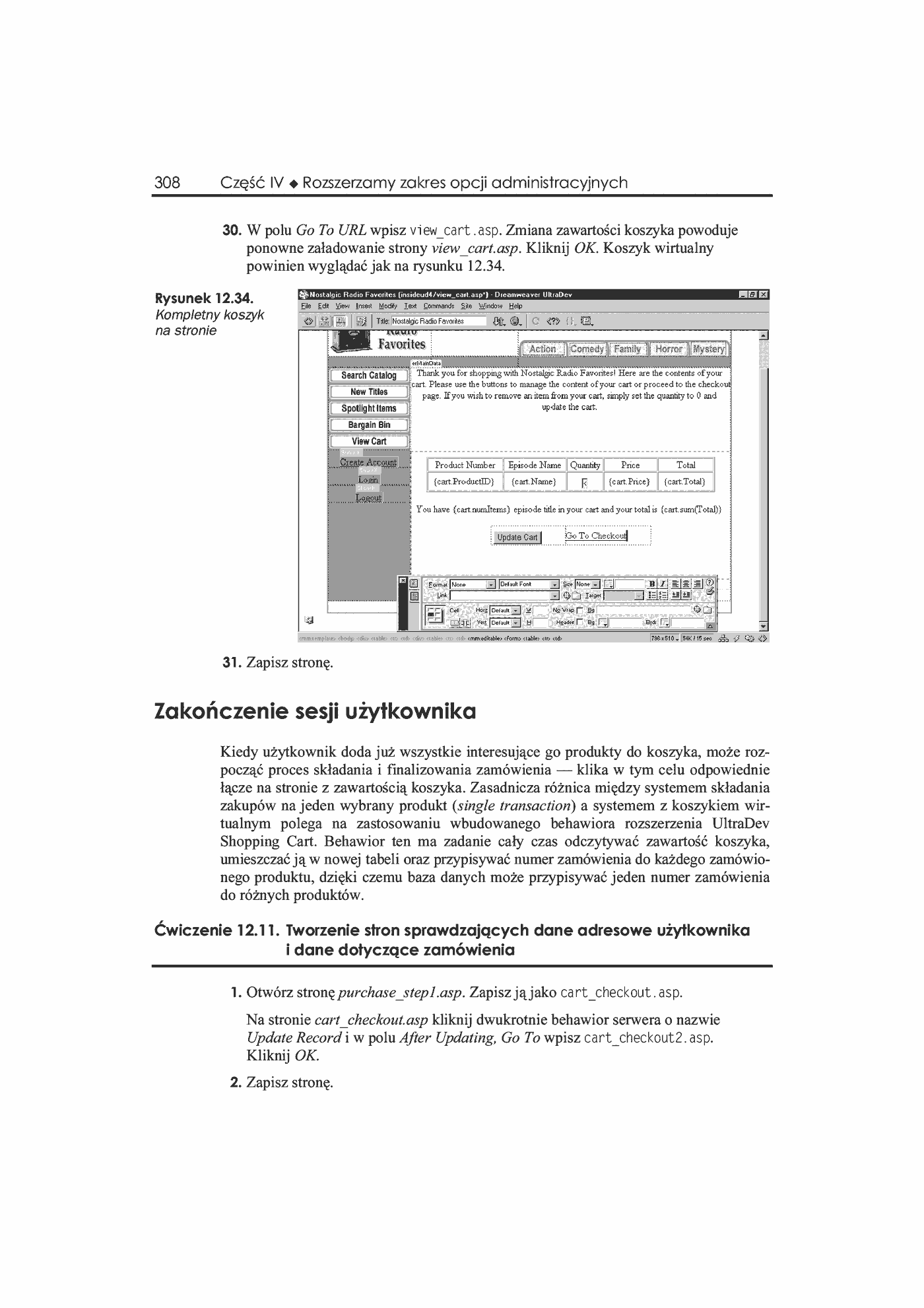 Fragment „Dreamweaver UltraDev 4. Księga eksperta” — strona 39 z 46