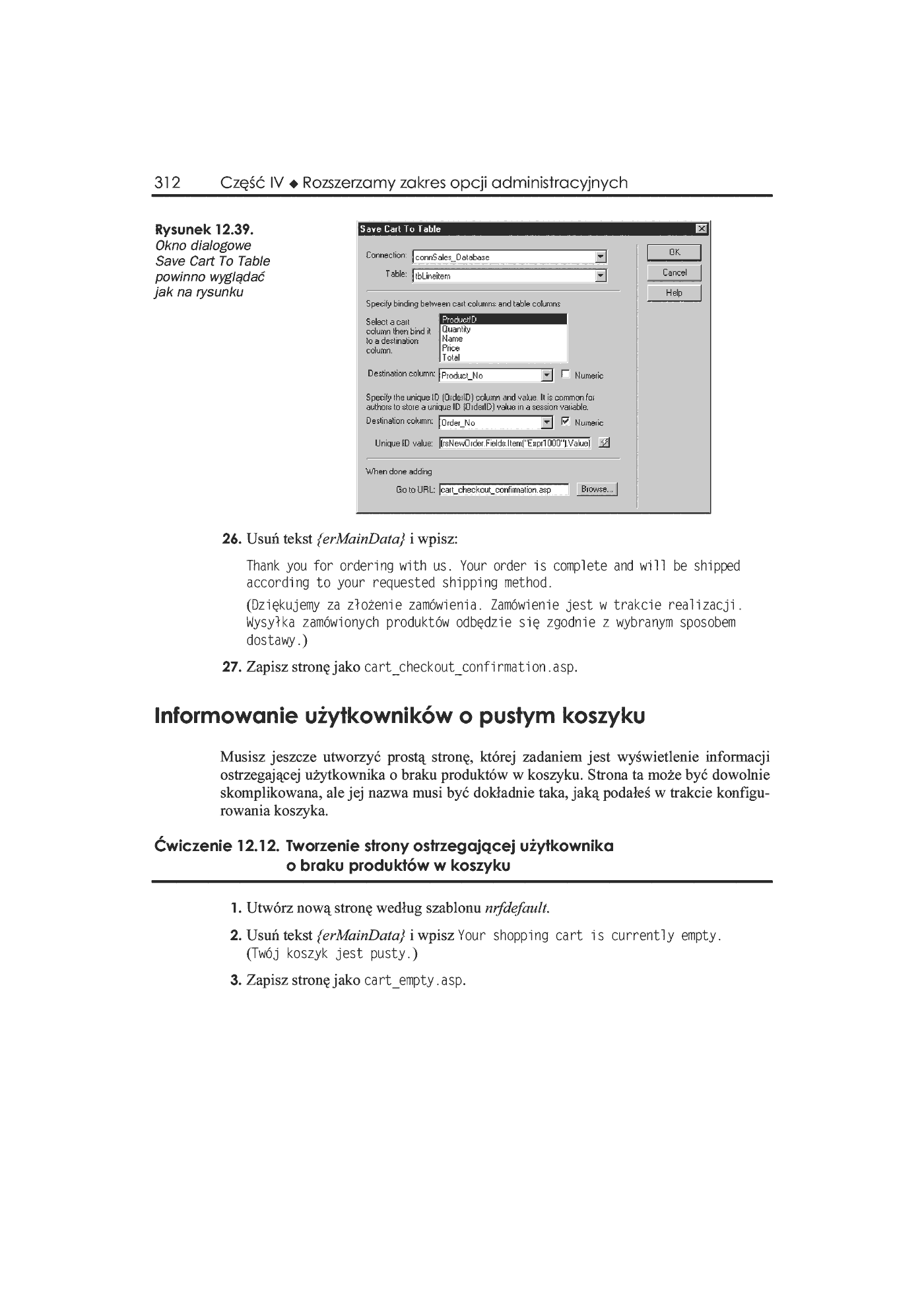 Fragment „Dreamweaver UltraDev 4. Księga eksperta” — strona 43 z 46