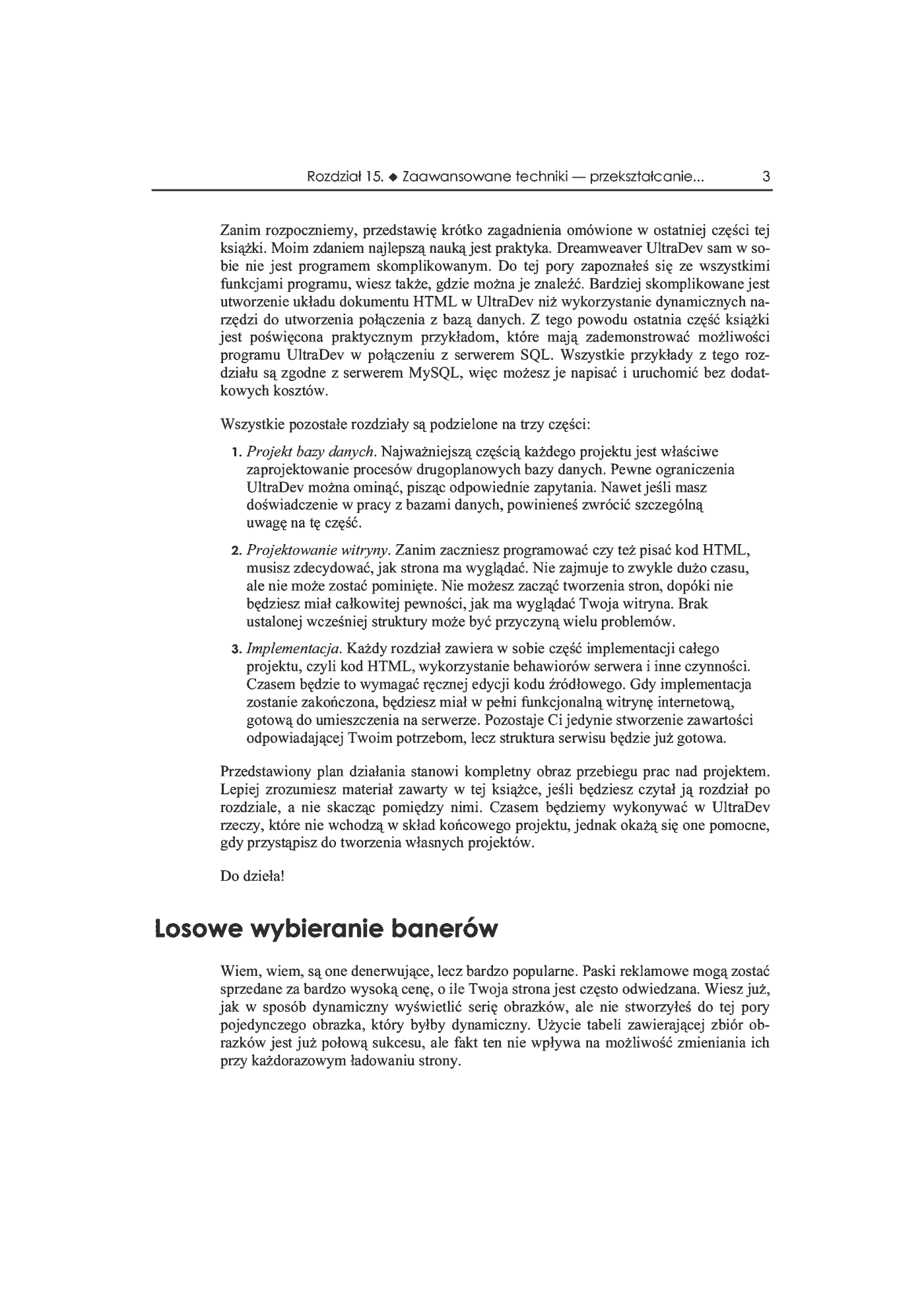 Fragment „Dreamweaver UltraDev 4. Vademecum profesjonalisty” — strona 14 z 33