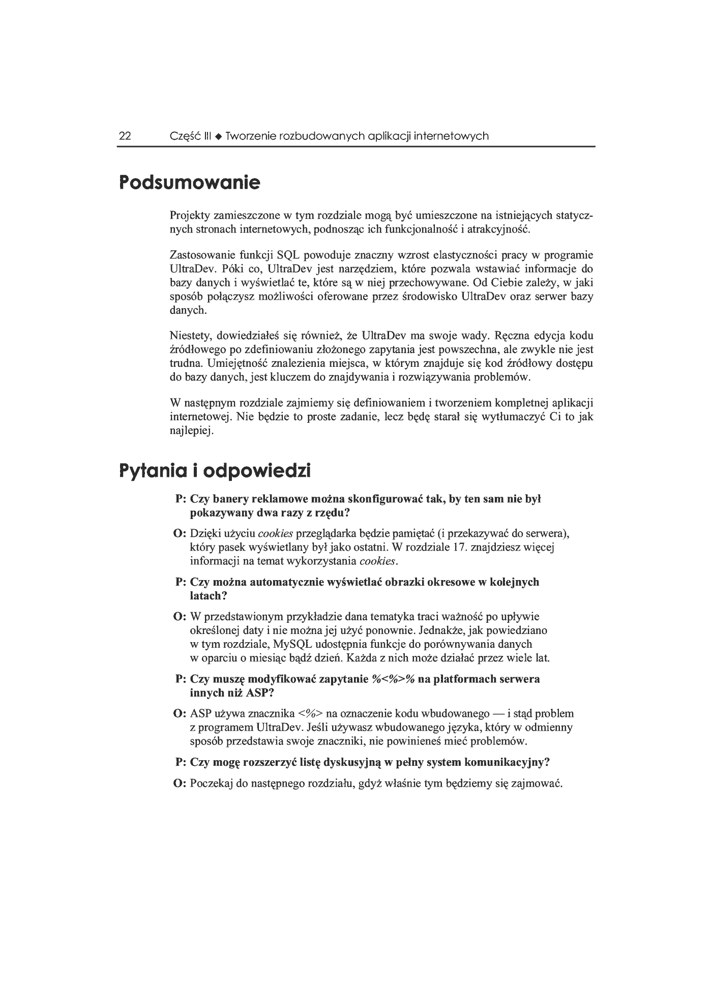 Fragment „Dreamweaver UltraDev 4. Vademecum profesjonalisty” — strona 33 z 33