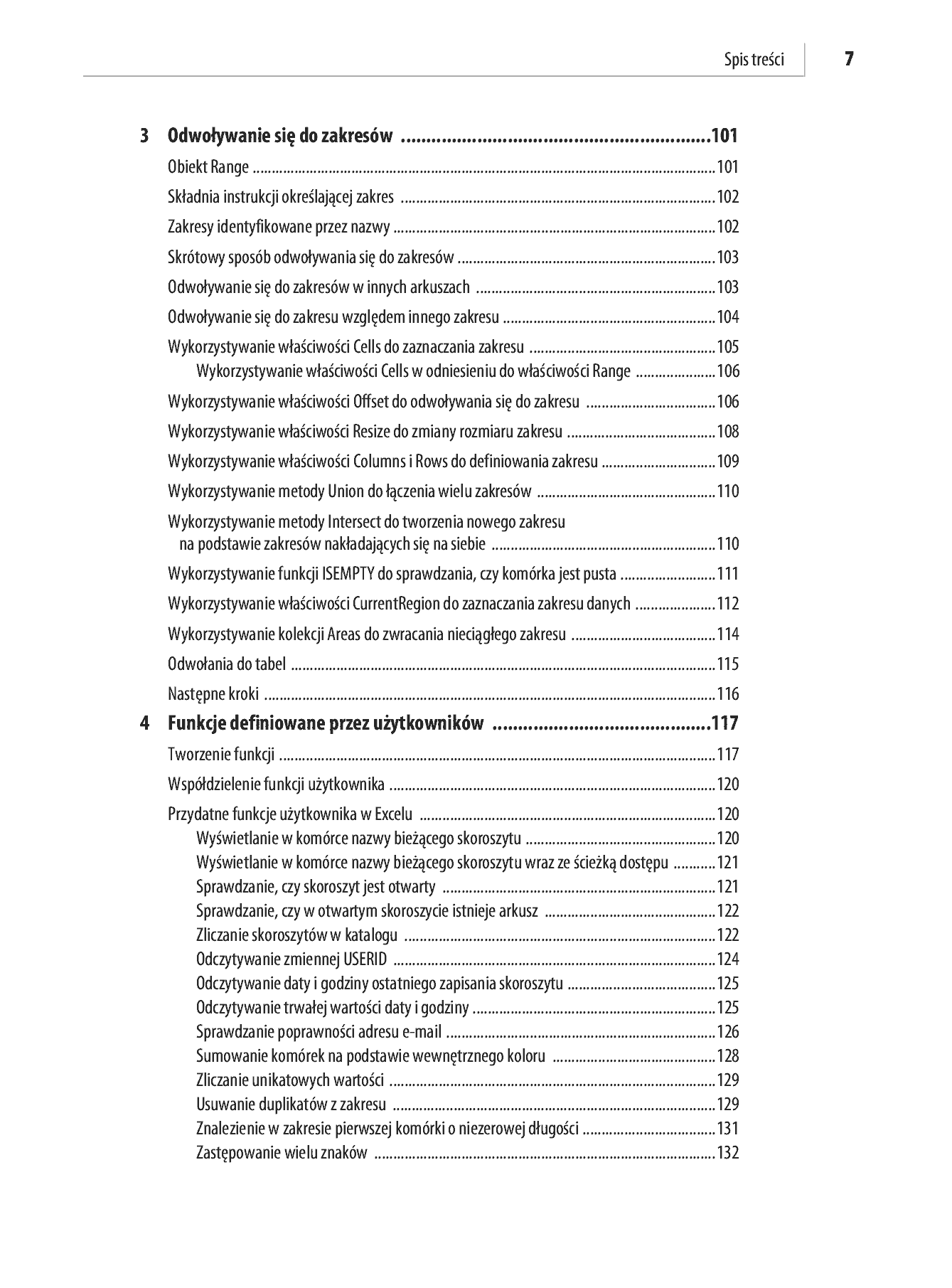 Fragment „Microsoft Excel 2010 PL. Język VBA i makra. Akademia Excela” — strona 5 z 85