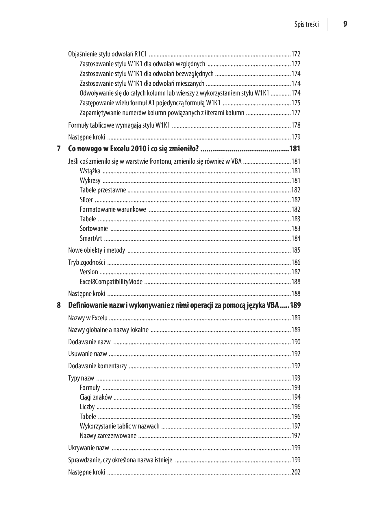 Fragment „Microsoft Excel 2010 PL. Język VBA i makra. Akademia Excela” — strona 7 z 85