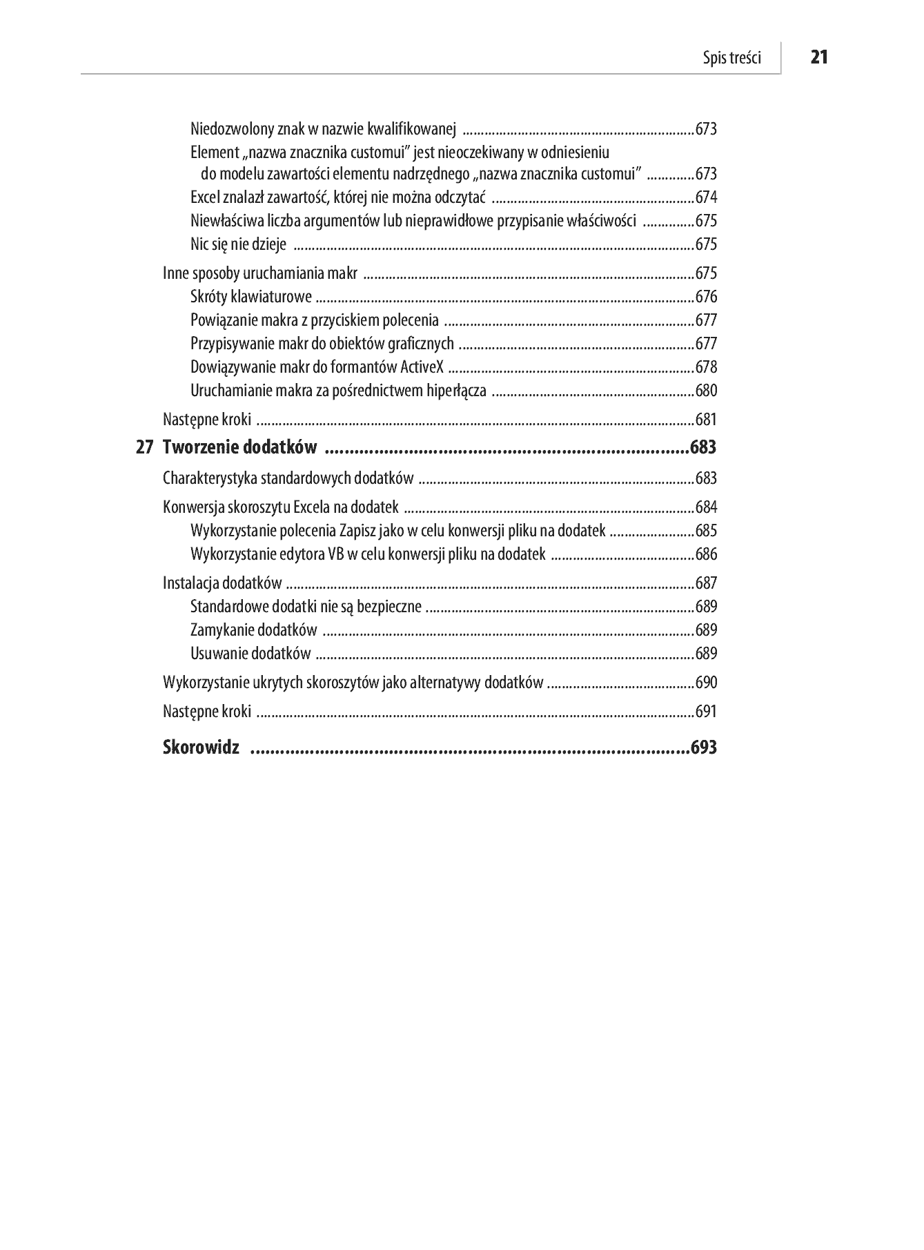 Fragment „Microsoft Excel 2010 PL. Język VBA i makra. Akademia Excela” — strona 19 z 85