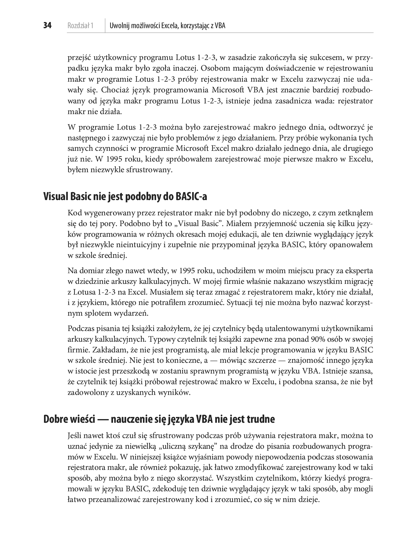 Fragment „Microsoft Excel 2010 PL. Język VBA i makra. Akademia Excela” — strona 21 z 85