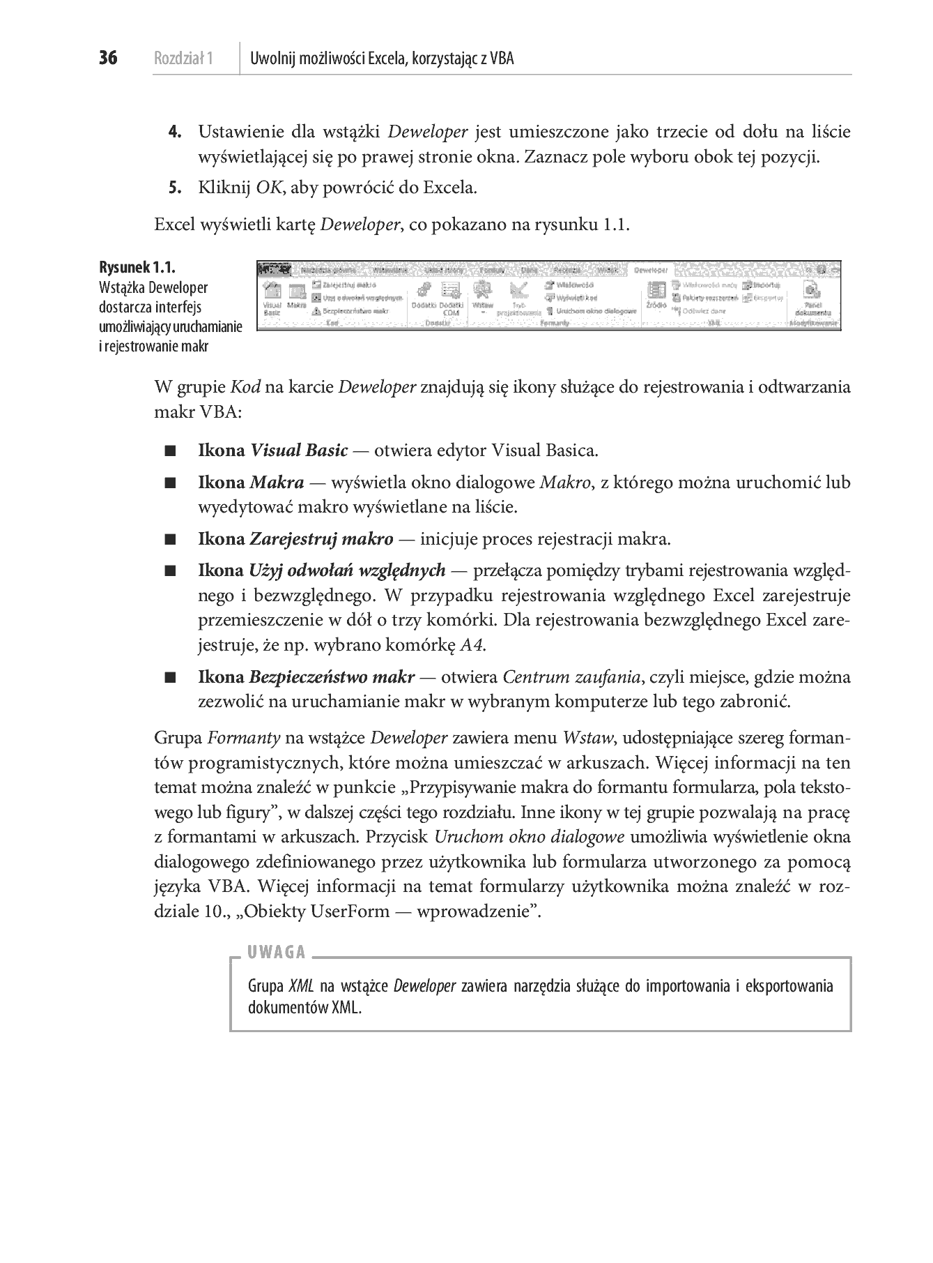 Fragment „Microsoft Excel 2010 PL. Język VBA i makra. Akademia Excela” — strona 23 z 85