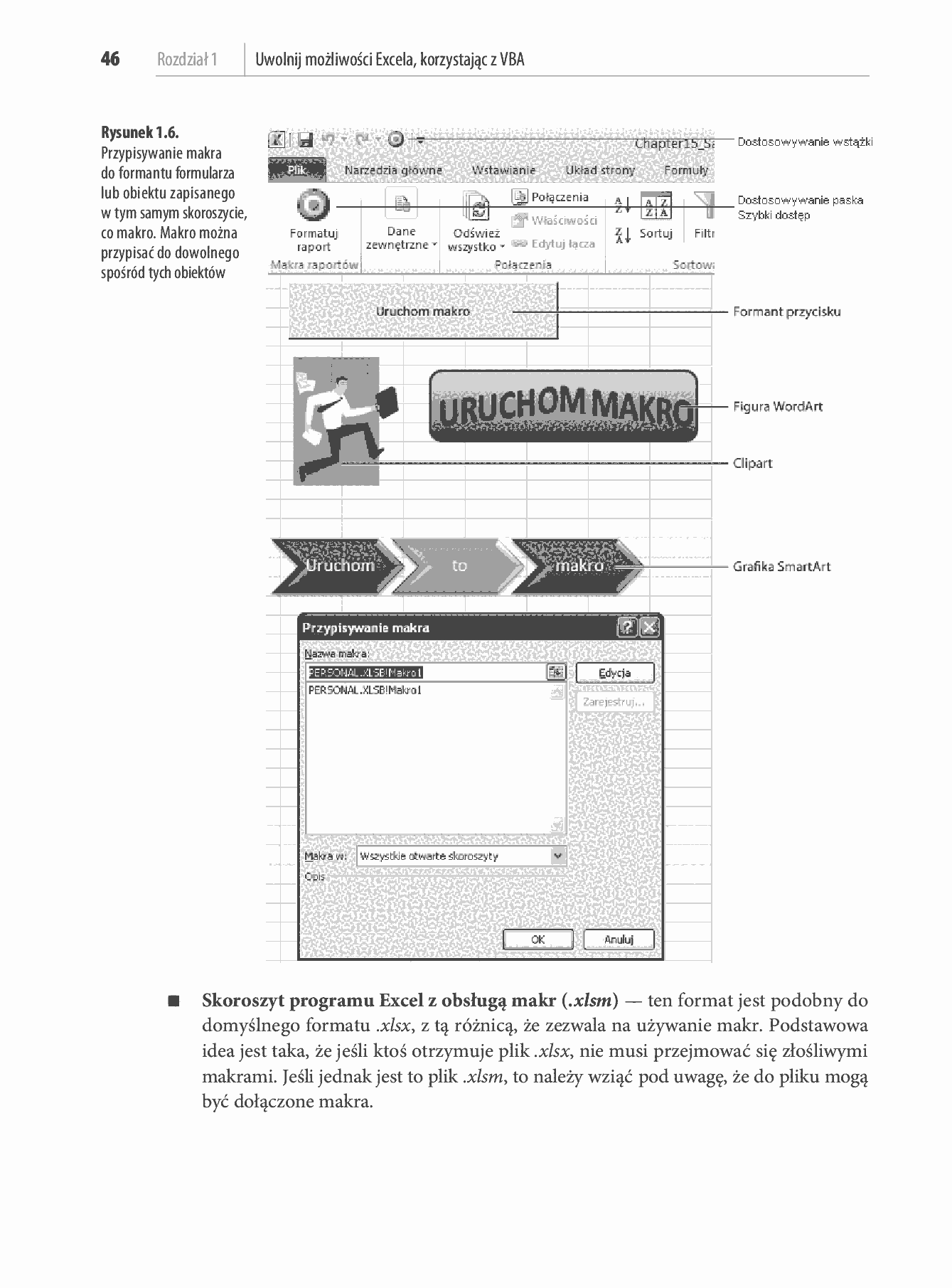 Fragment „Microsoft Excel 2010 PL. Język VBA i makra. Akademia Excela” — strona 33 z 85
