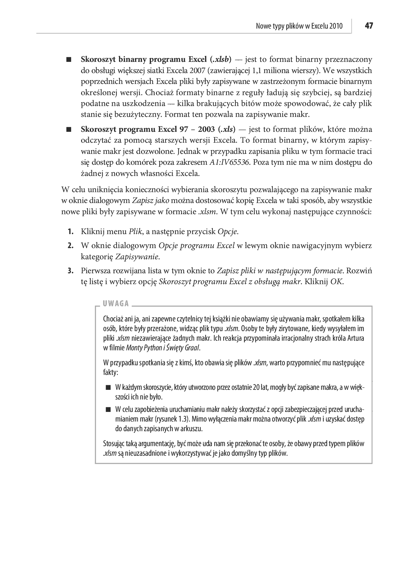 Fragment „Microsoft Excel 2010 PL. Język VBA i makra. Akademia Excela” — strona 34 z 85