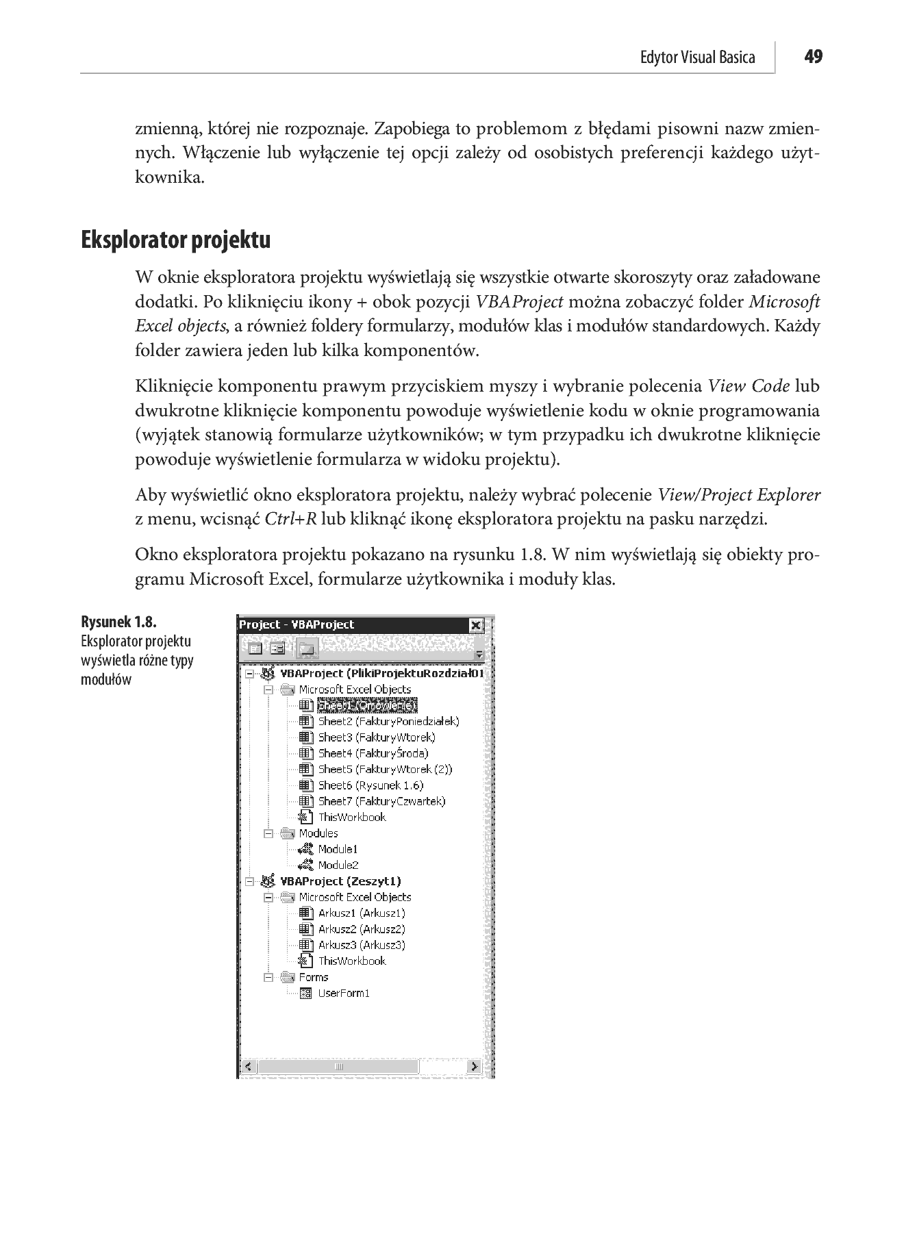 Fragment „Microsoft Excel 2010 PL. Język VBA i makra. Akademia Excela” — strona 36 z 85