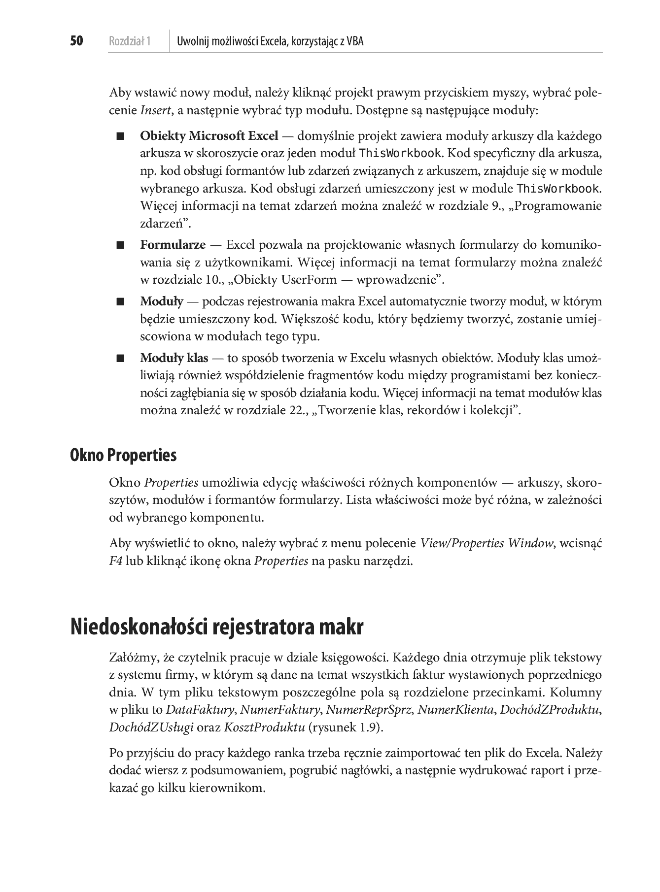 Fragment „Microsoft Excel 2010 PL. Język VBA i makra. Akademia Excela” — strona 37 z 85