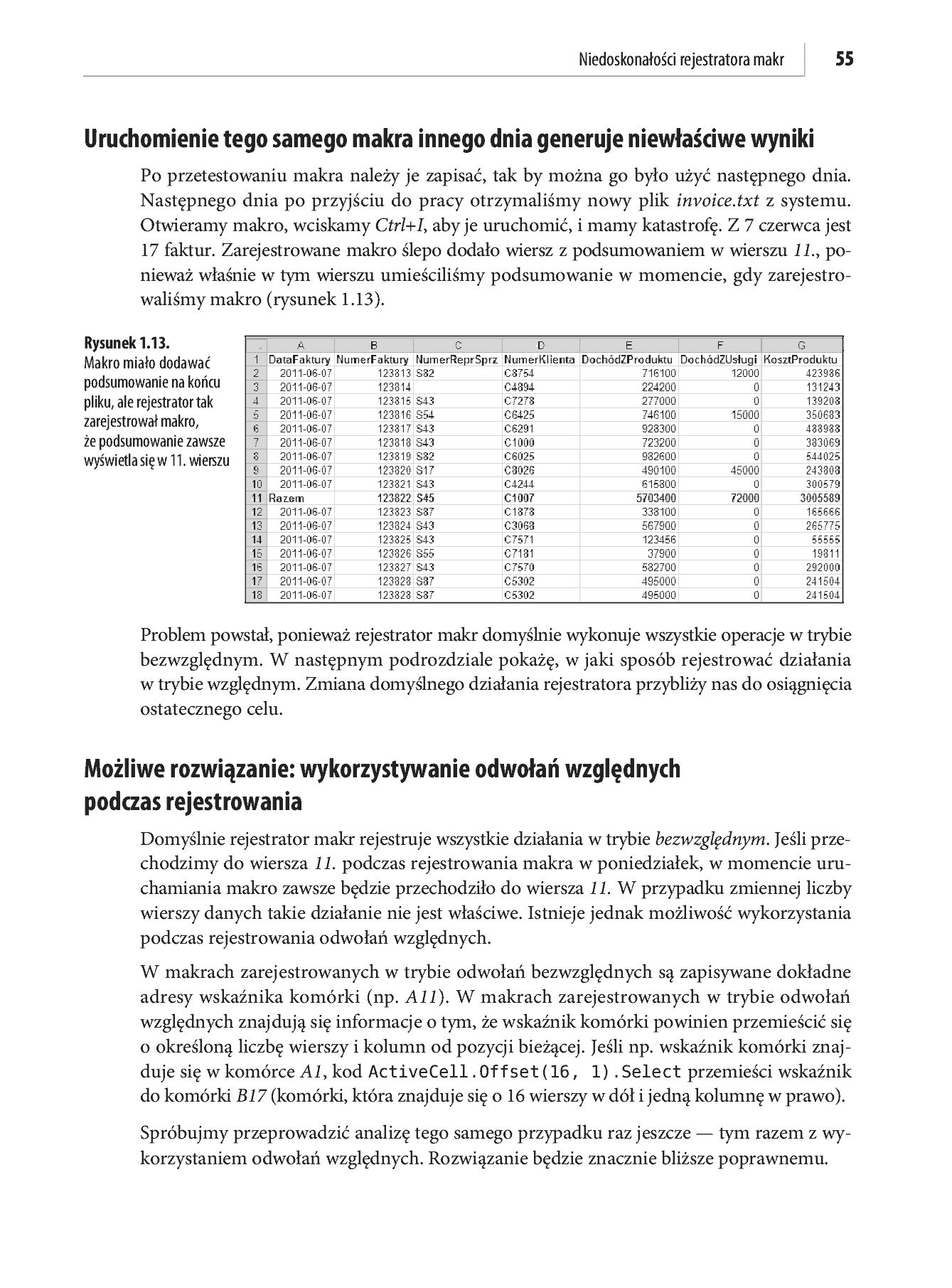 Fragment „Microsoft Excel 2010 PL. Język VBA i makra. Akademia Excela” — strona 42 z 85