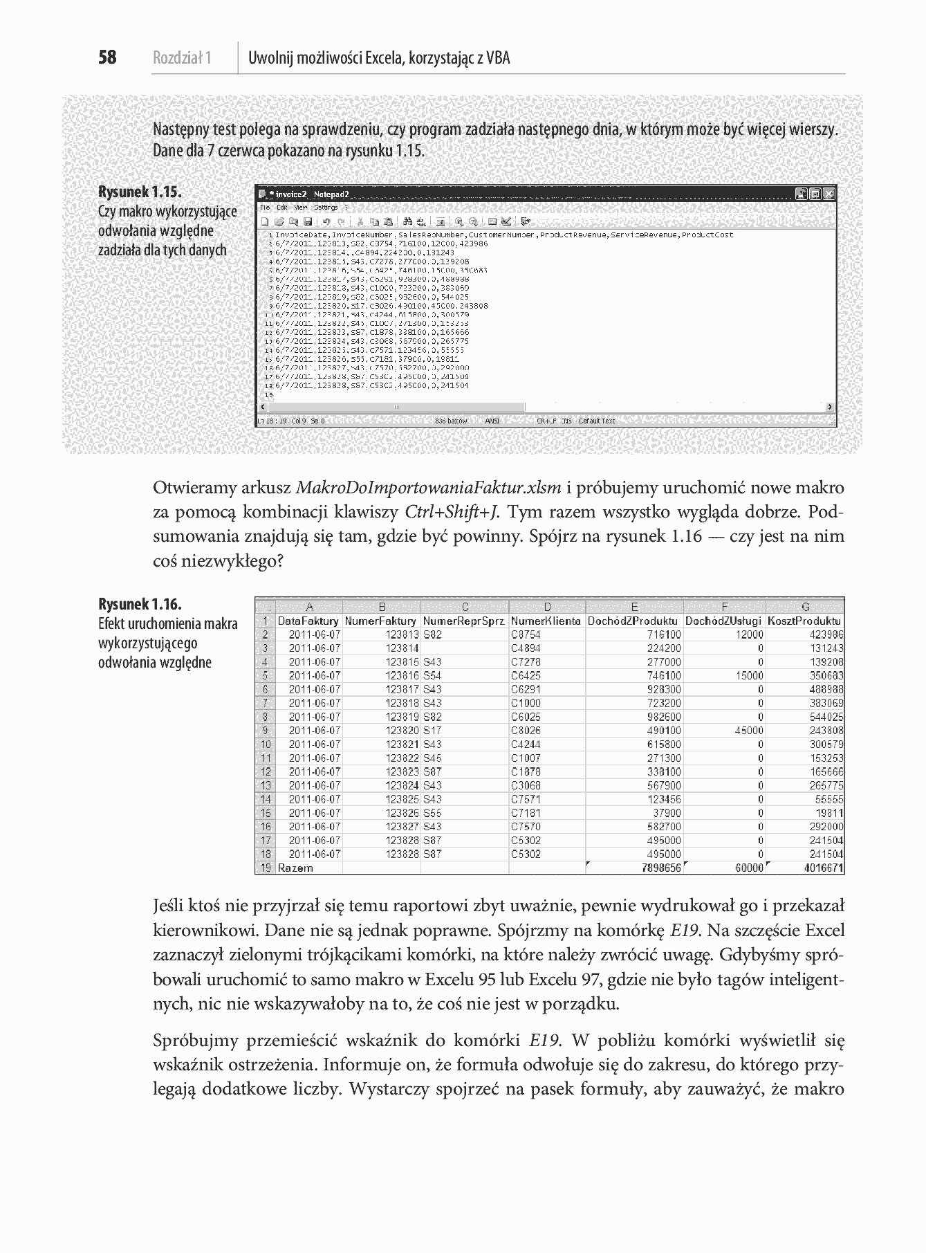 Fragment „Microsoft Excel 2010 PL. Język VBA i makra. Akademia Excela” — strona 45 z 85