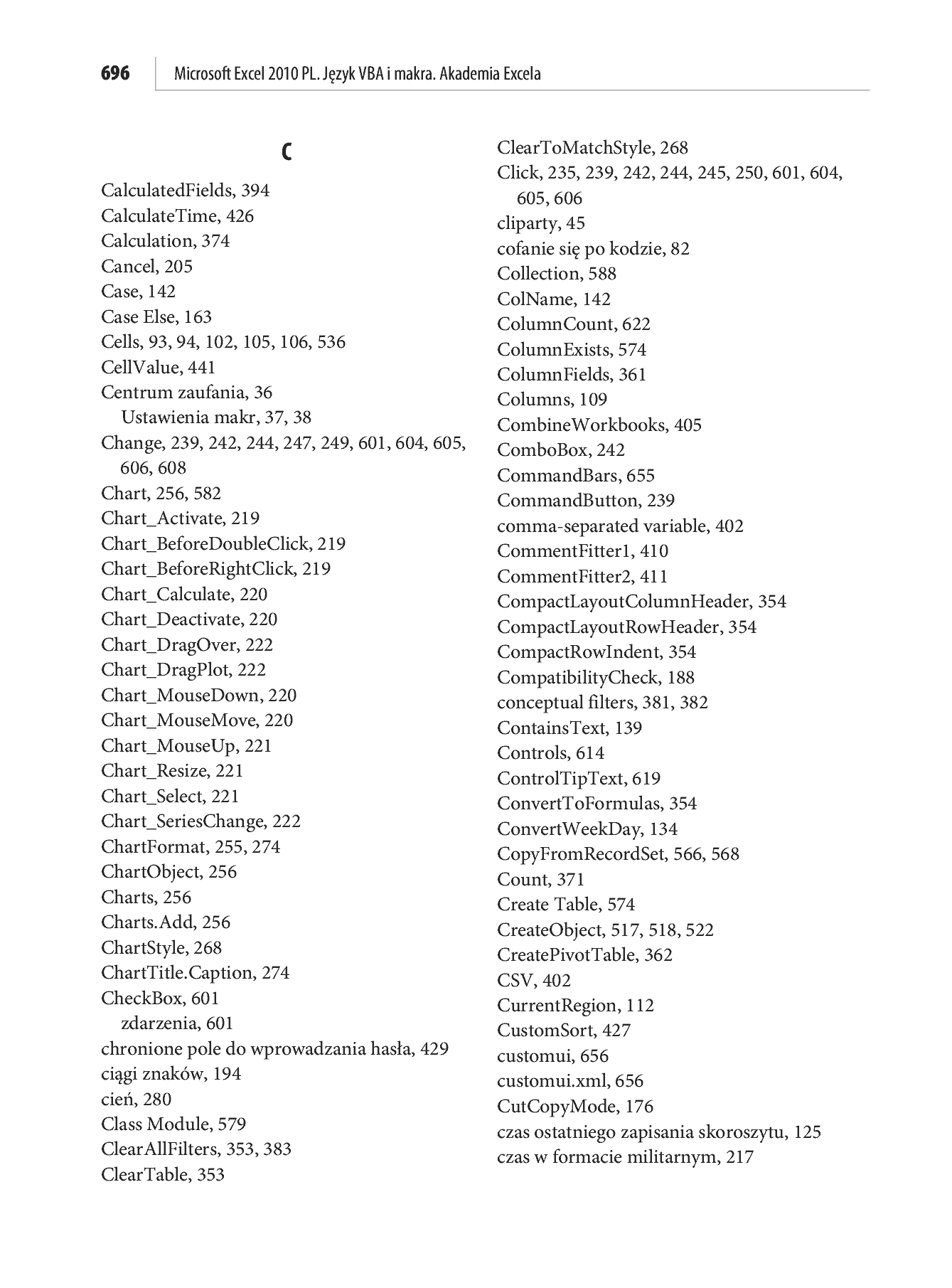 Fragment „Microsoft Excel 2010 PL. Język VBA i makra. Akademia Excela” — strona 53 z 85