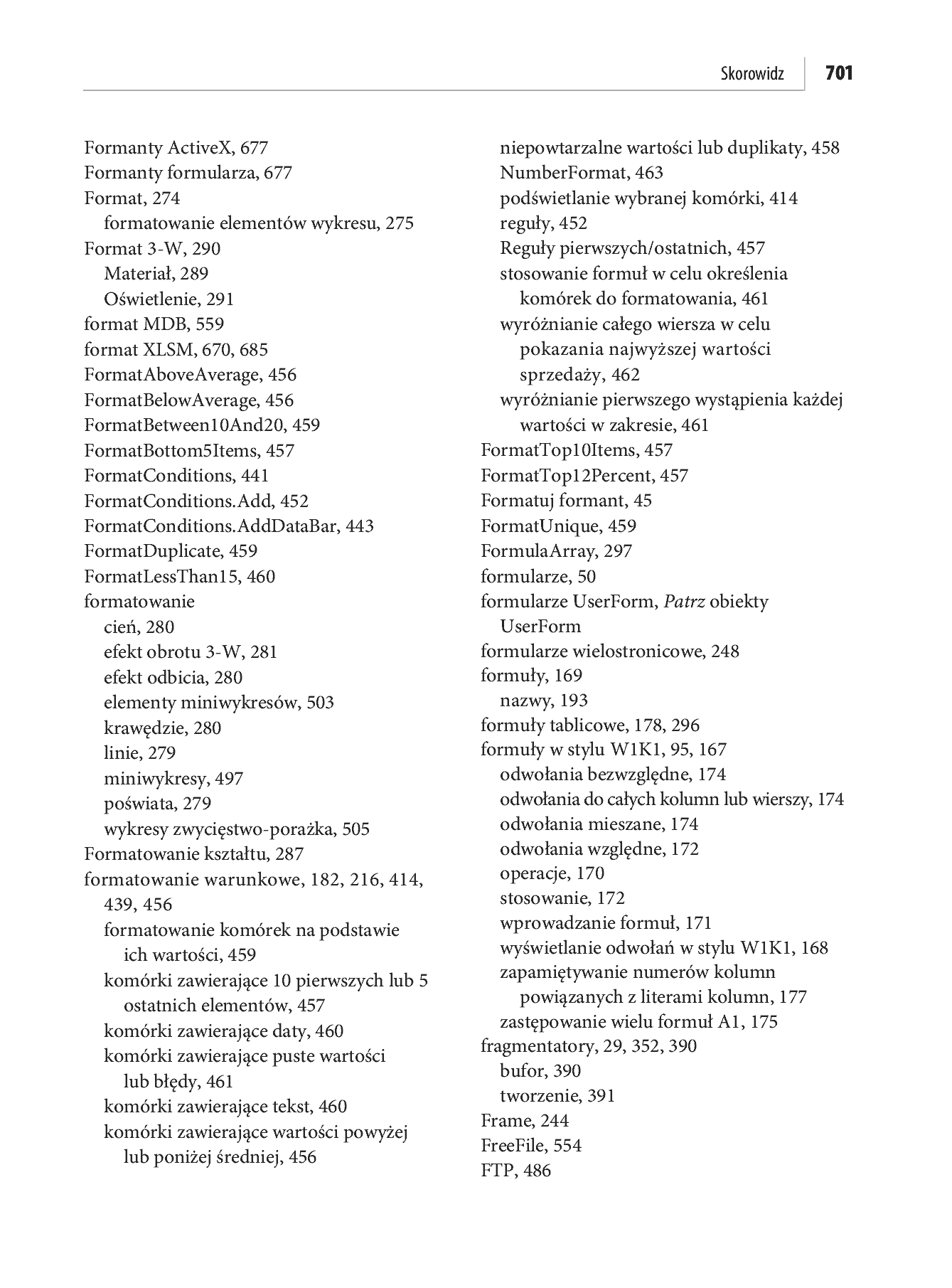 Fragment „Microsoft Excel 2010 PL. Język VBA i makra. Akademia Excela” — strona 58 z 85