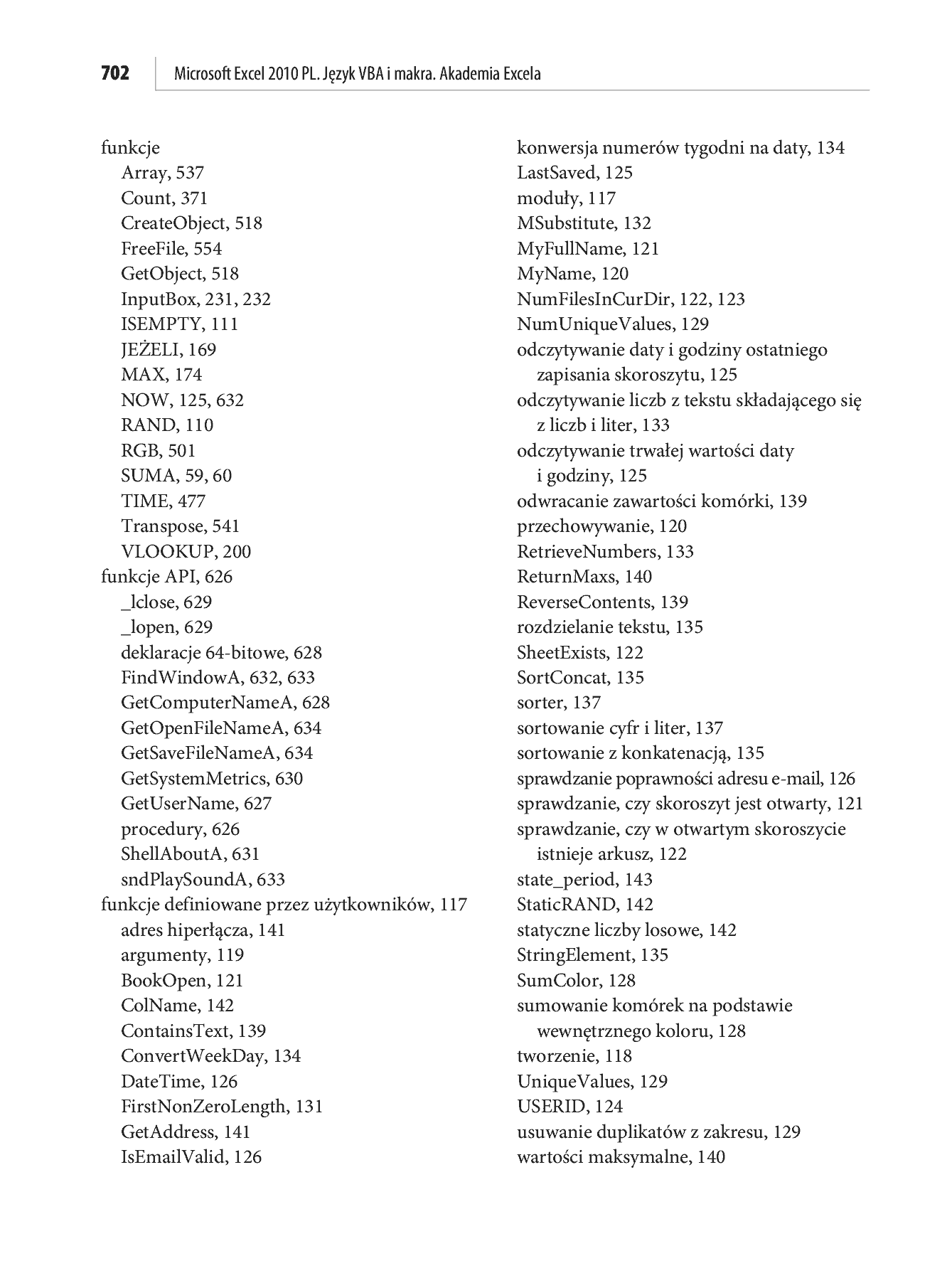 Fragment „Microsoft Excel 2010 PL. Język VBA i makra. Akademia Excela” — strona 59 z 85