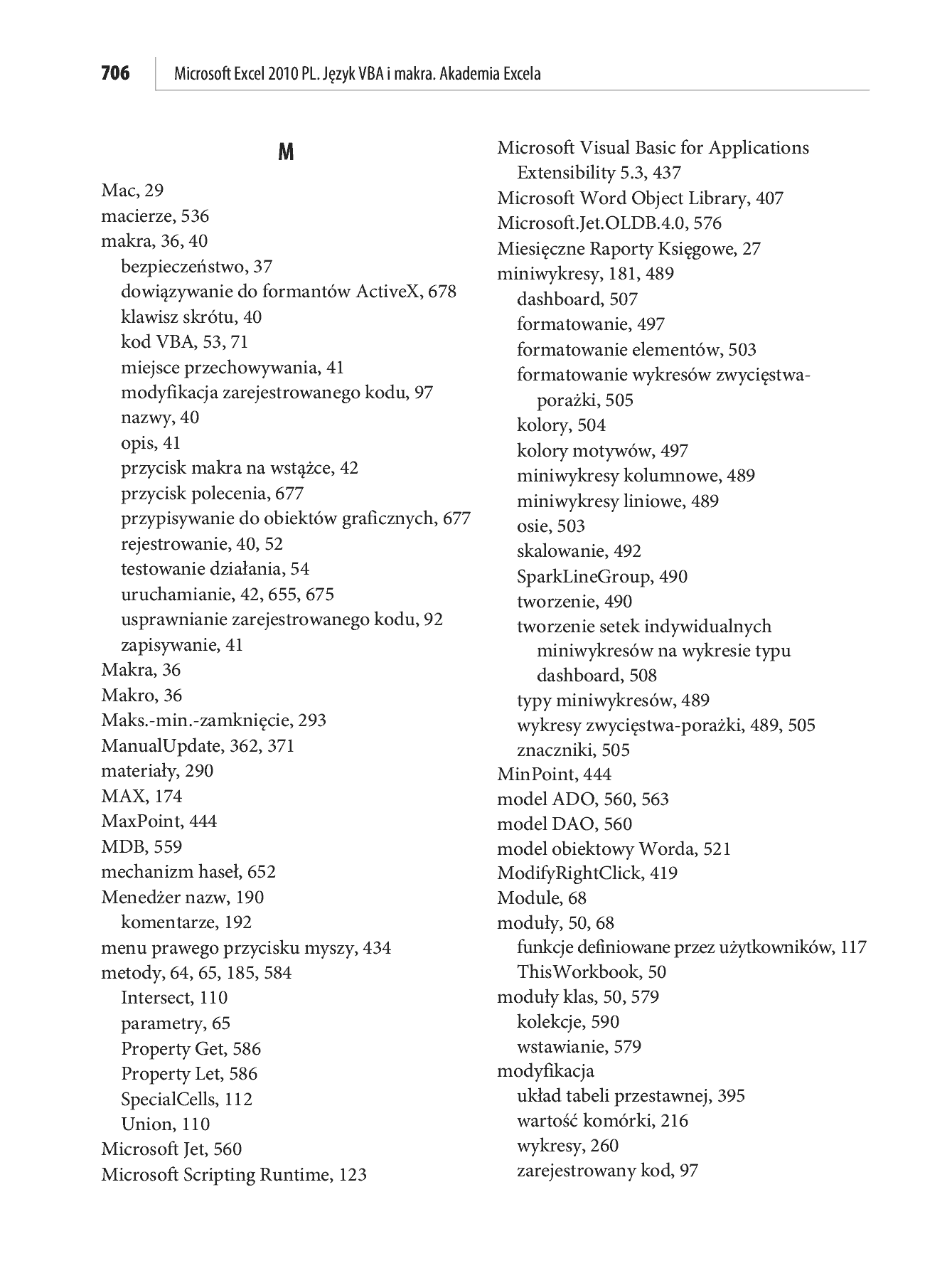 Fragment „Microsoft Excel 2010 PL. Język VBA i makra. Akademia Excela” — strona 63 z 85