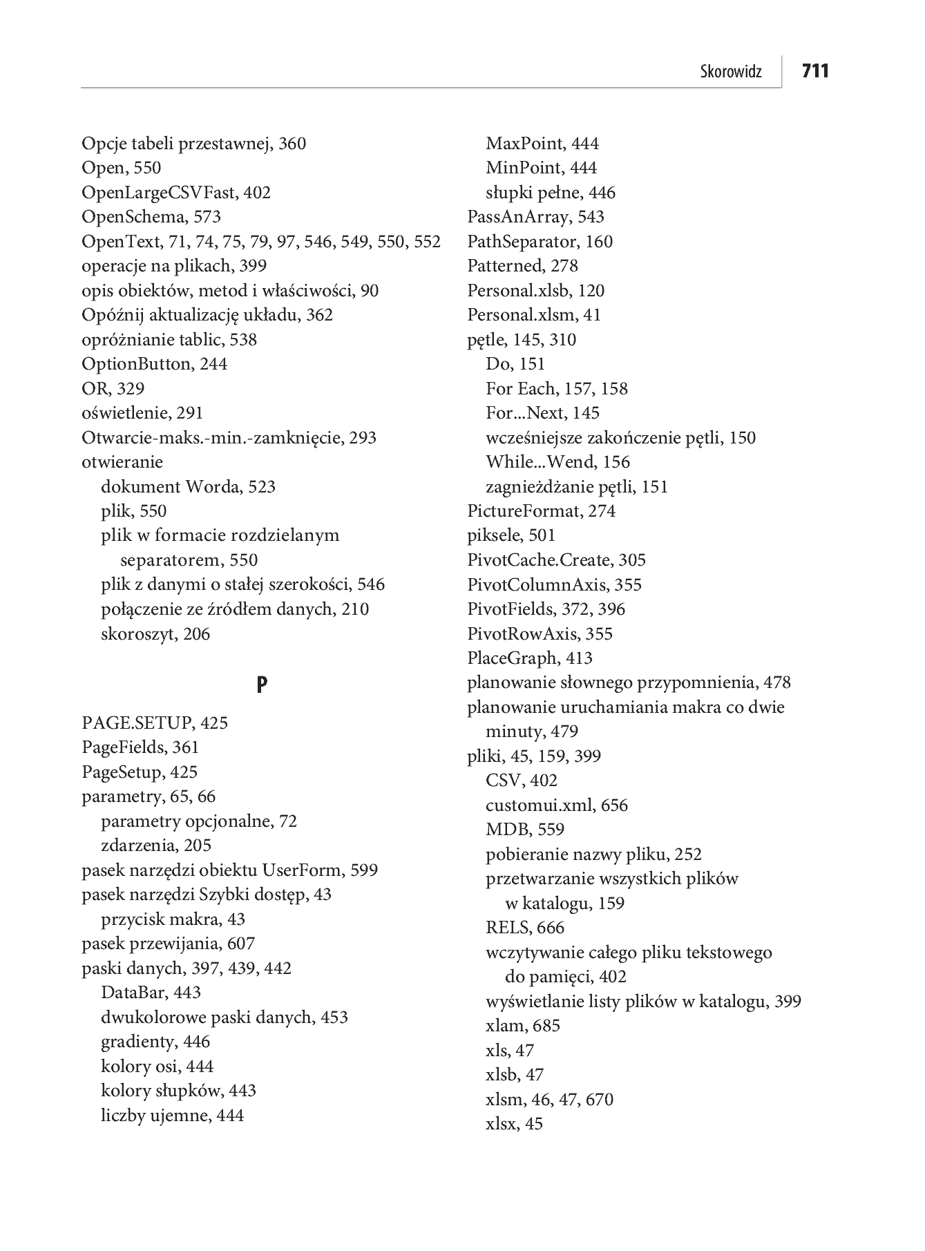 Fragment „Microsoft Excel 2010 PL. Język VBA i makra. Akademia Excela” — strona 68 z 85