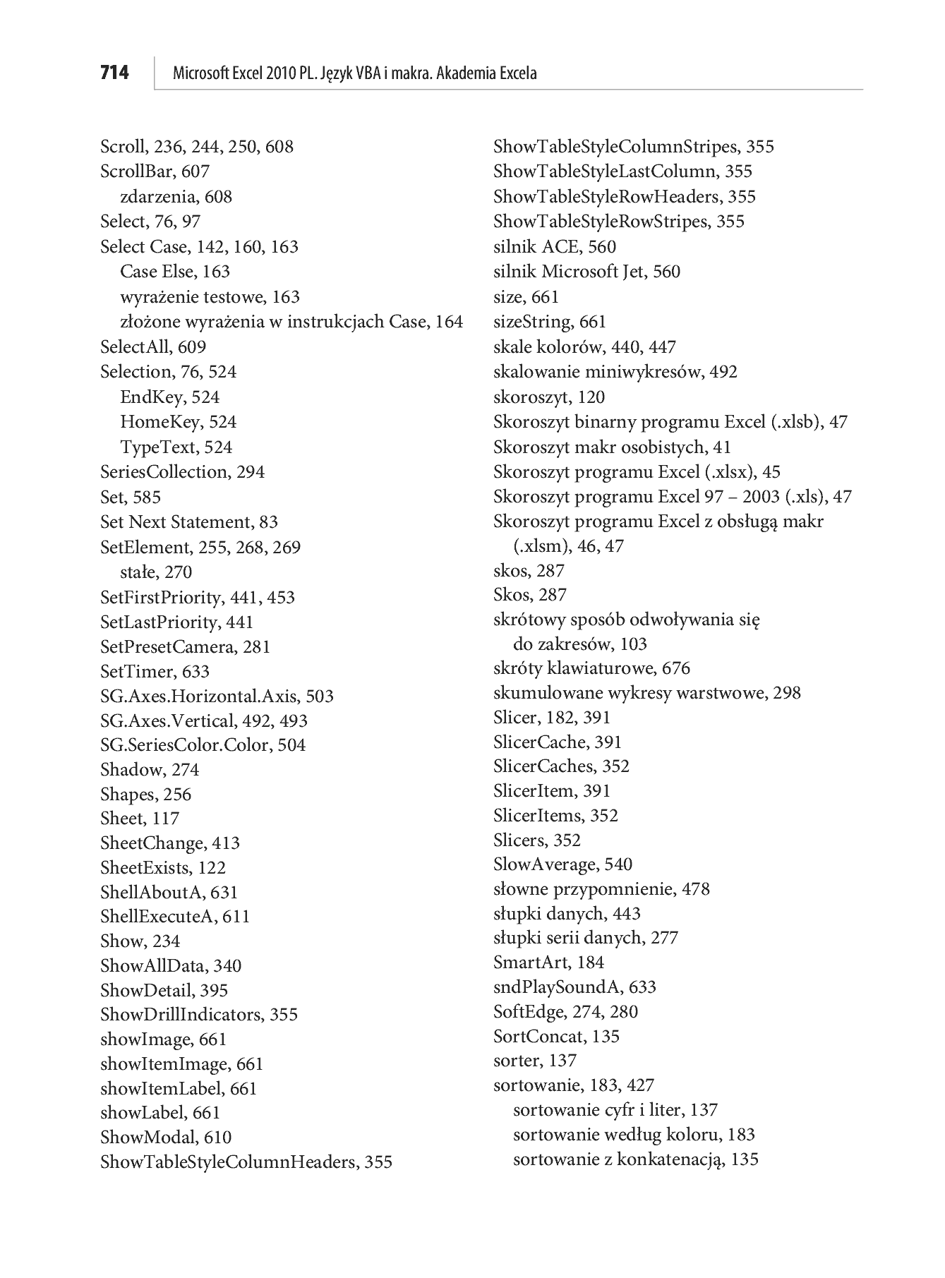 Fragment „Microsoft Excel 2010 PL. Język VBA i makra. Akademia Excela” — strona 71 z 85