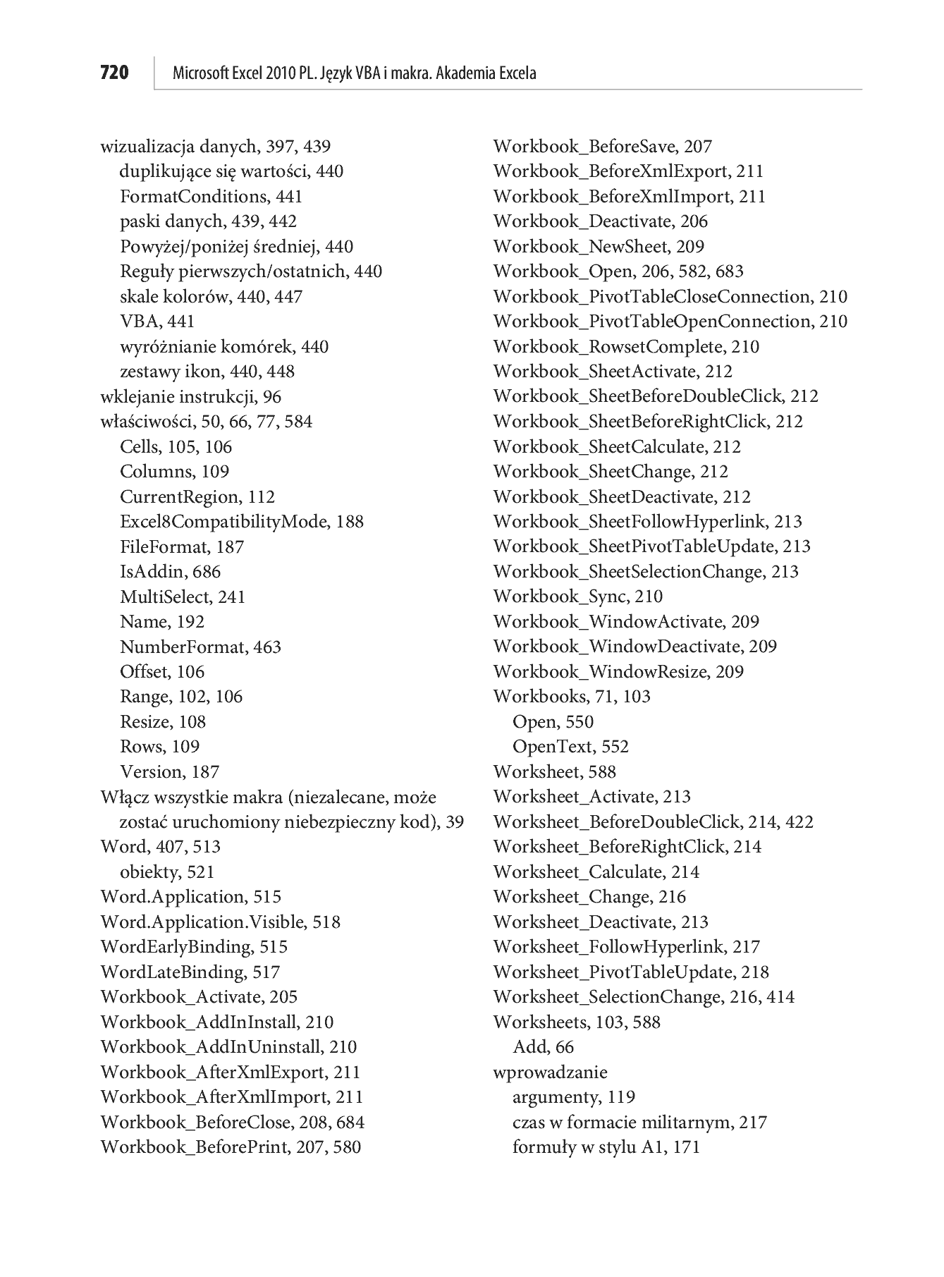 Fragment „Microsoft Excel 2010 PL. Język VBA i makra. Akademia Excela” — strona 77 z 85