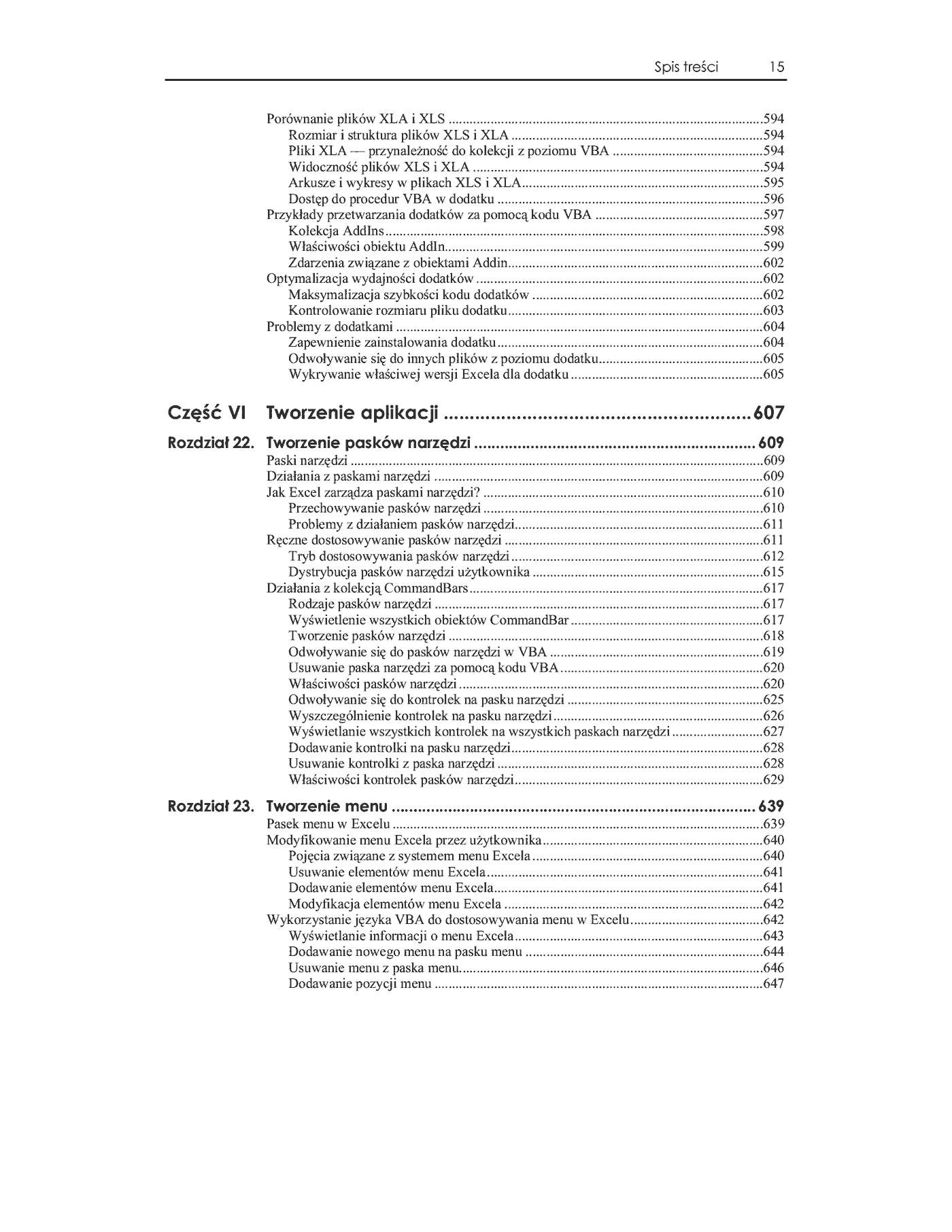 Fragment „Excel 2003 PL. Programowanie w VBA. Vademecum profesjonalisty” — strona 14 z 30