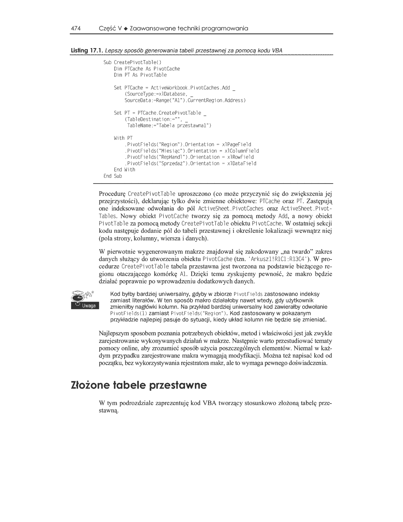 Fragment „Excel 2003 PL. Programowanie w VBA. Vademecum profesjonalisty” — strona 21 z 30