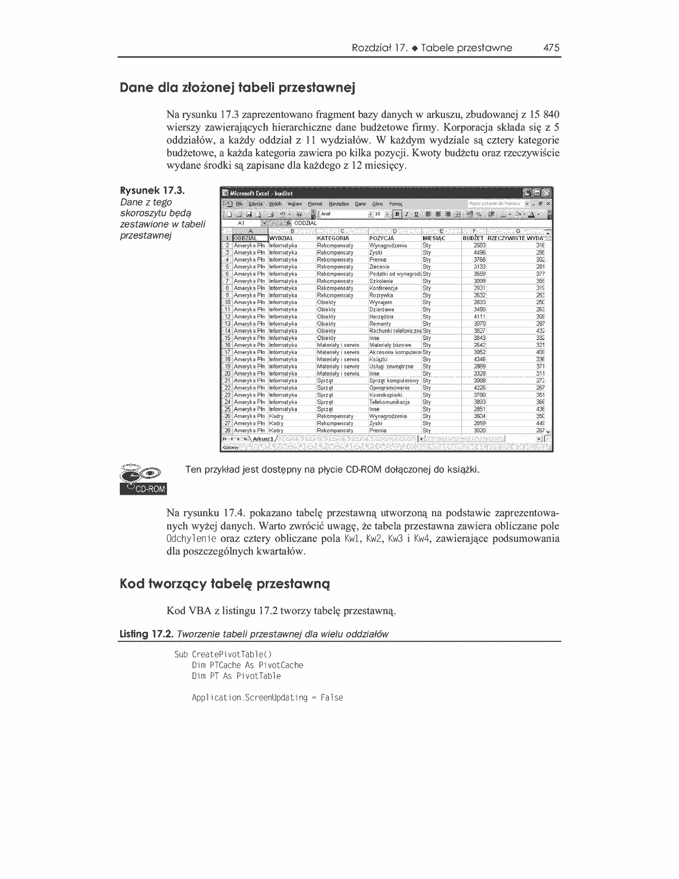 Fragment „Excel 2003 PL. Programowanie w VBA. Vademecum profesjonalisty” — strona 22 z 30