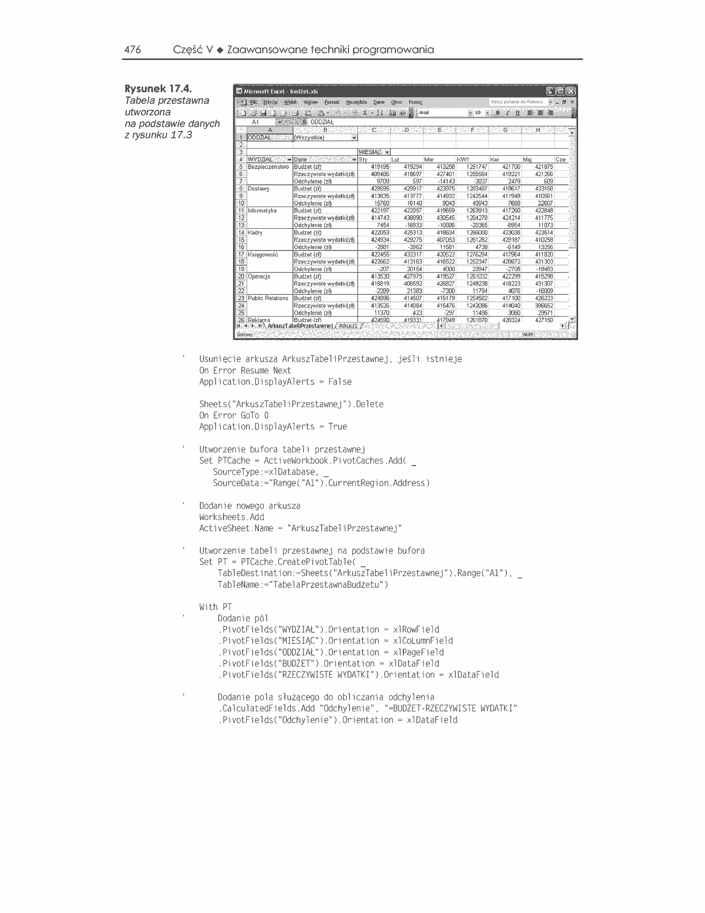 Fragment „Excel 2003 PL. Programowanie w VBA. Vademecum profesjonalisty” — strona 23 z 30