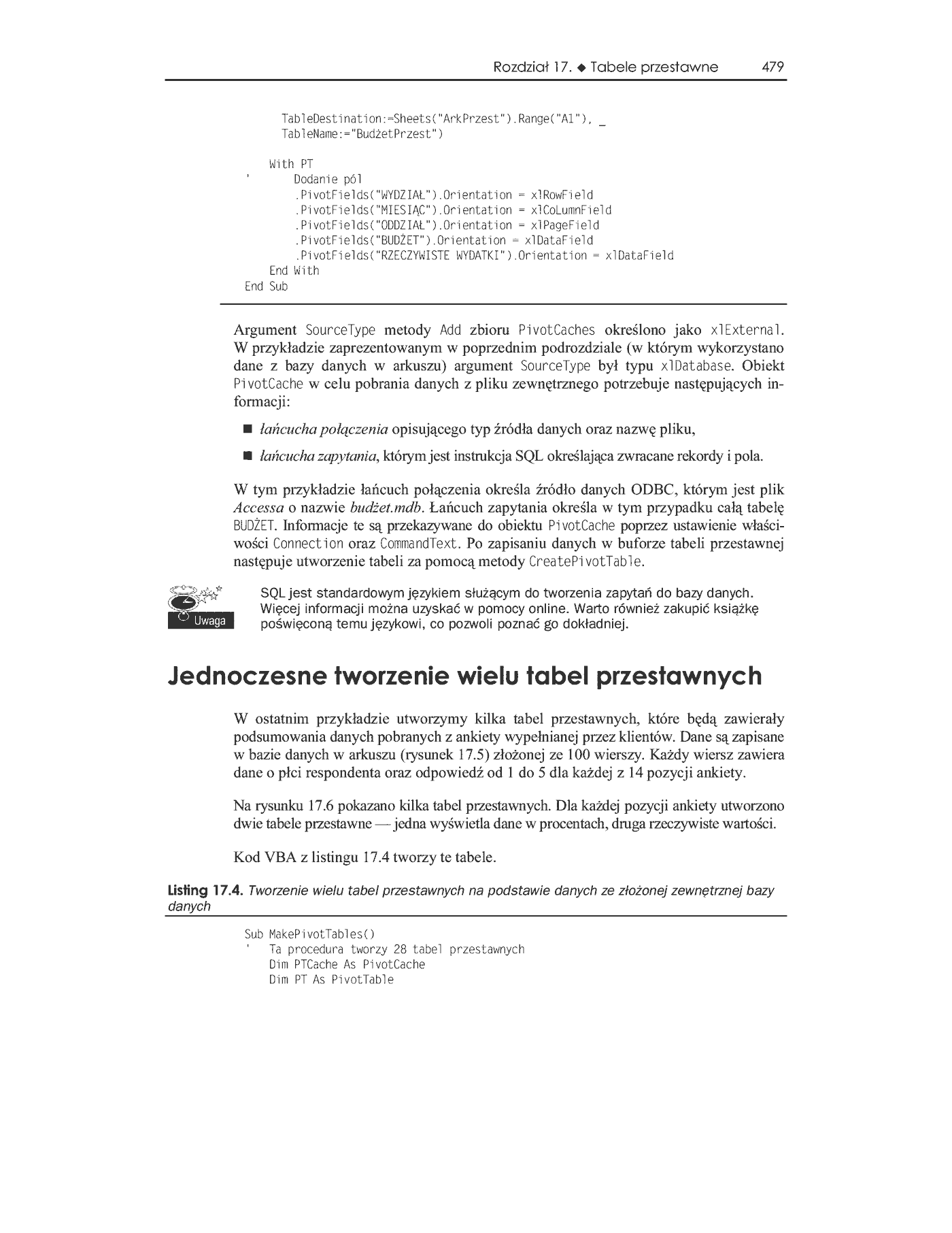 Fragment „Excel 2003 PL. Programowanie w VBA. Vademecum profesjonalisty” — strona 26 z 30