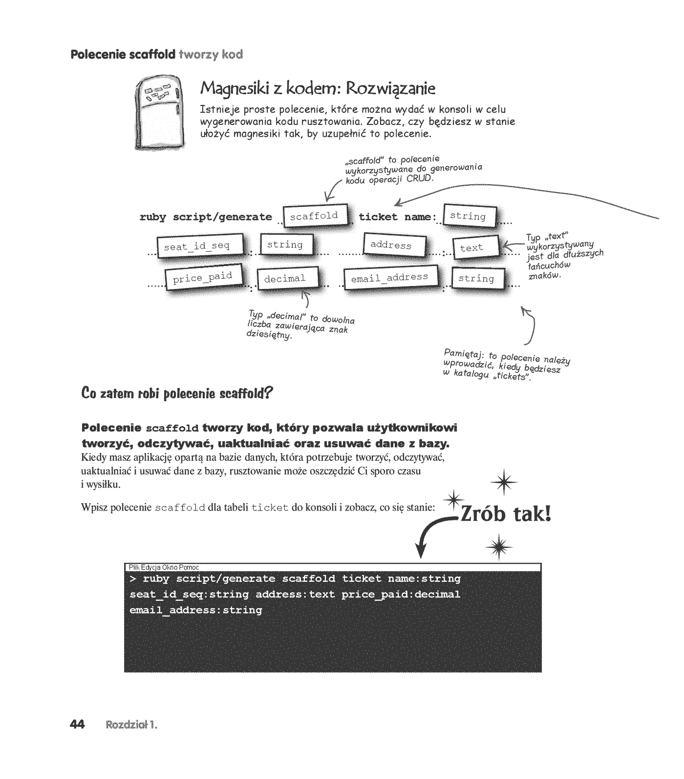 Fragment „Head First Ruby on Rails. Edycja polska” — strona 24 z 30