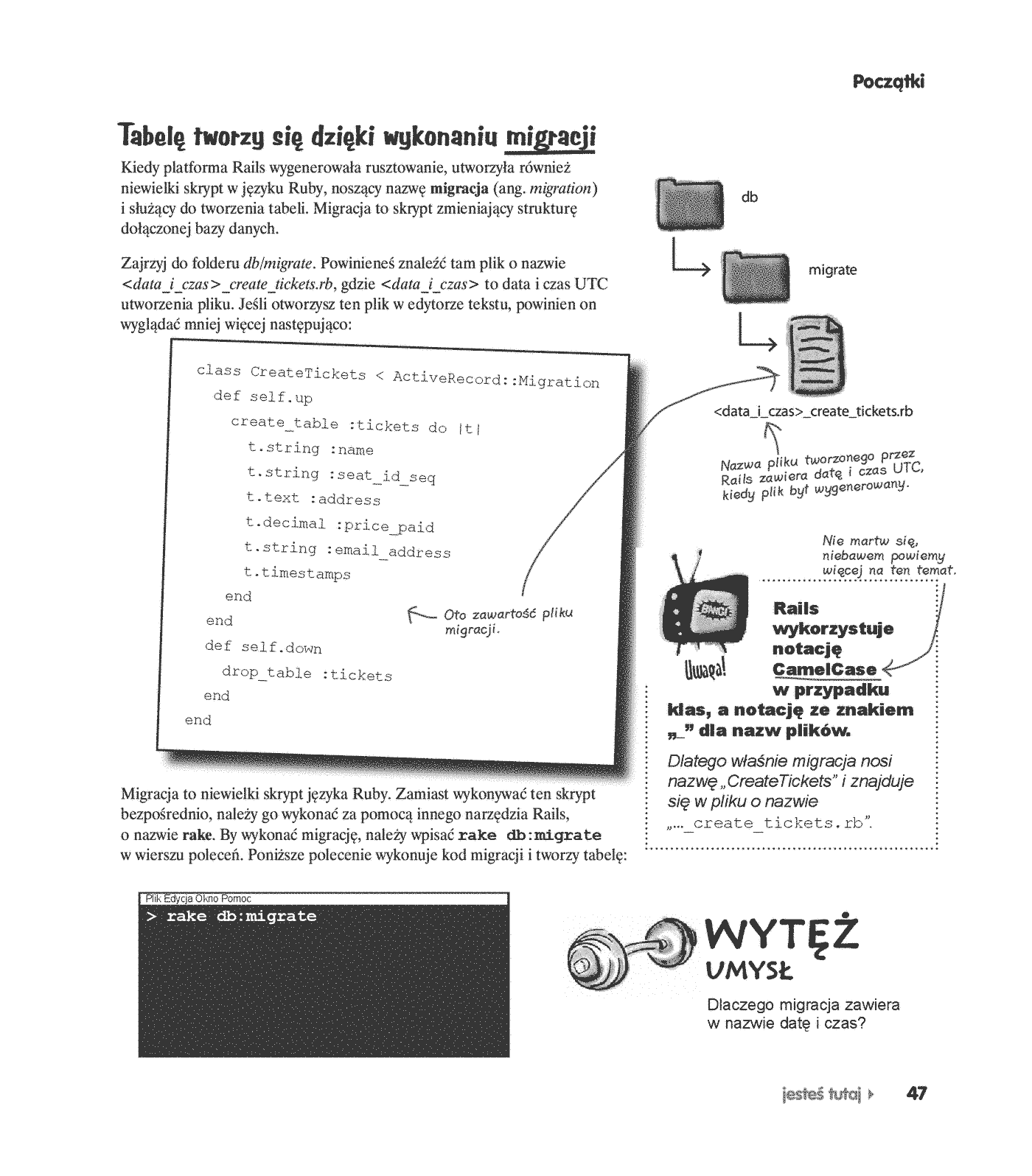 Fragment „Head First Ruby on Rails. Edycja polska” — strona 27 z 30