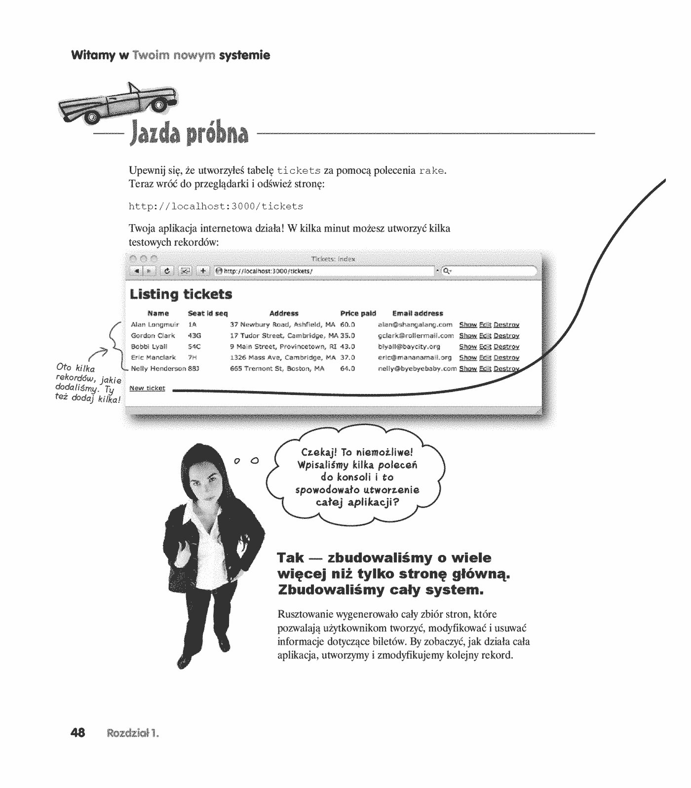 Fragment „Head First Ruby on Rails. Edycja polska” — strona 28 z 30