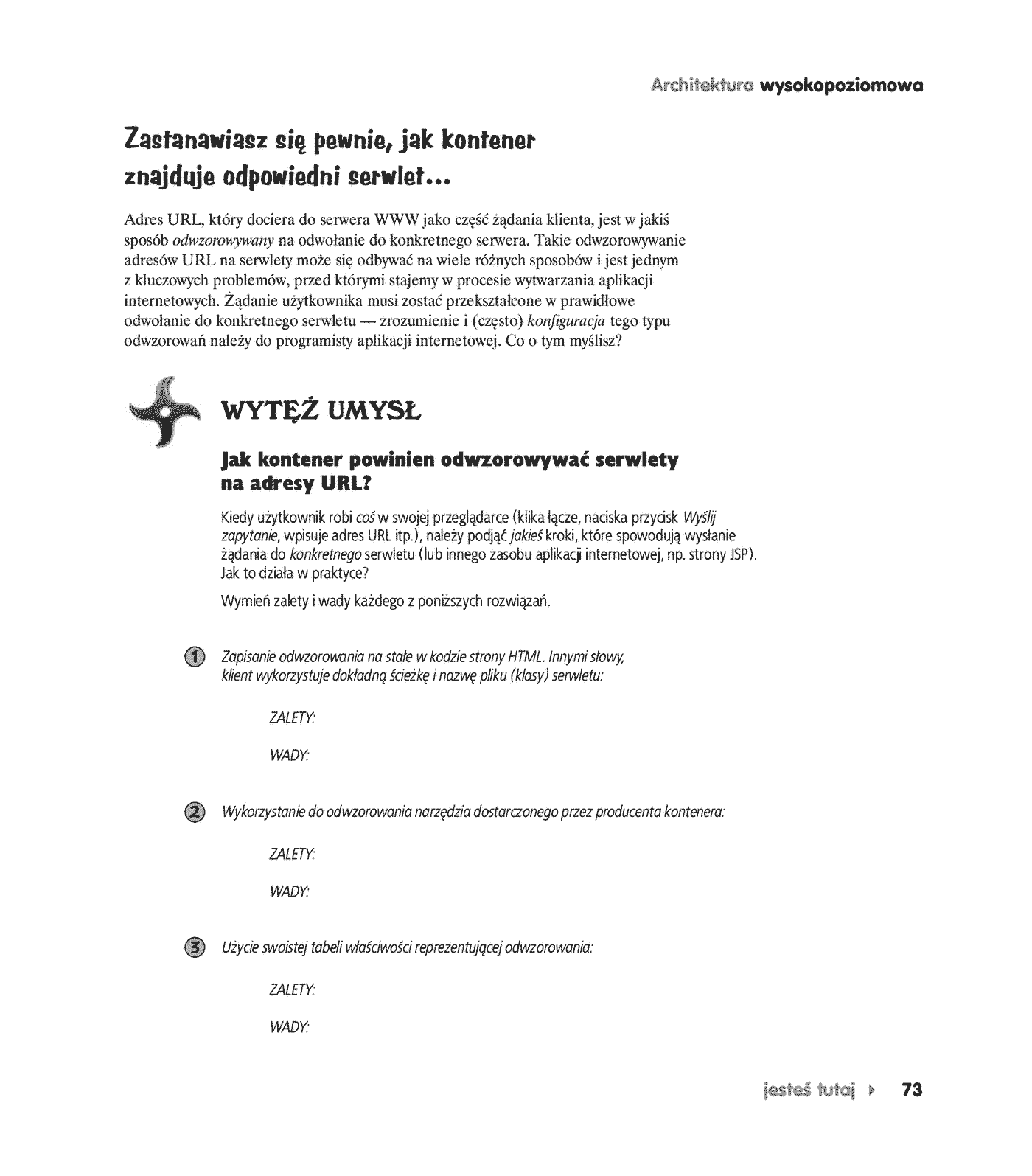 Fragment „Head First Servlets & JSP. Edycja polska. Wydanie II (Rusz głową!)” — strona 20 z 30